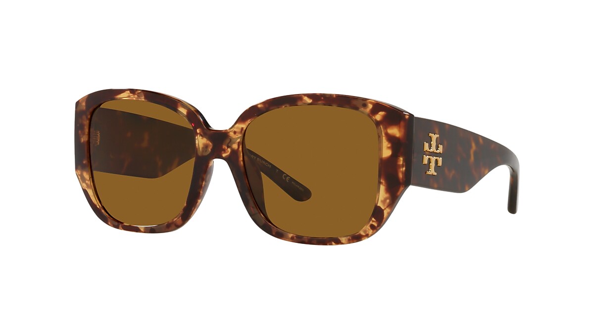 Tory Burch TY9066U 54 Brown Polar Solid & Dark Tortoise Polarized Sunglasses | Sunglass Hut USA Tory Burch TY9066U 54 Brown Polar Solid & Dark Tortoise Polarized Sunglasses | Sunglass Hut USA