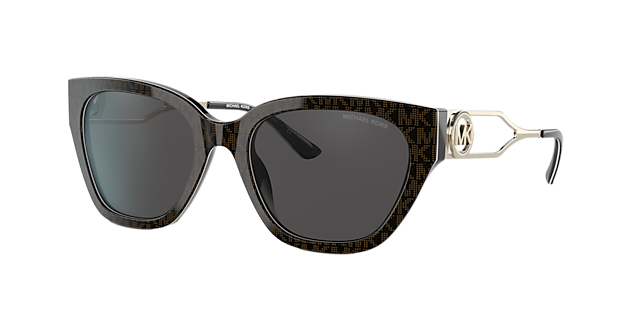 Michael Kors MK2154 Lake Como 54 Dark Grey Solid & Black Sunglasses |  Sunglass Hut USA