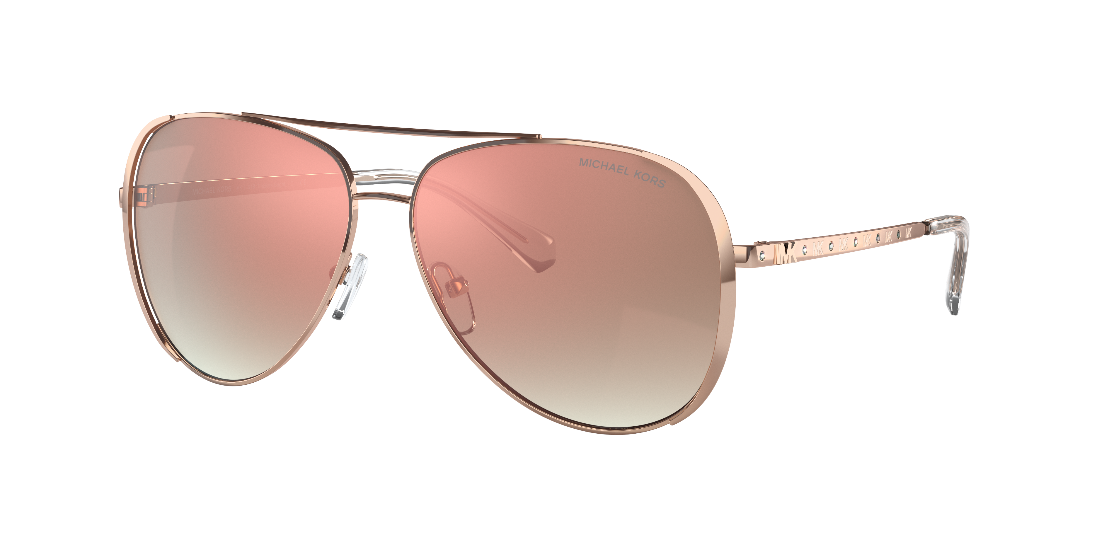 michael kors rhinestone aviator sunglasses