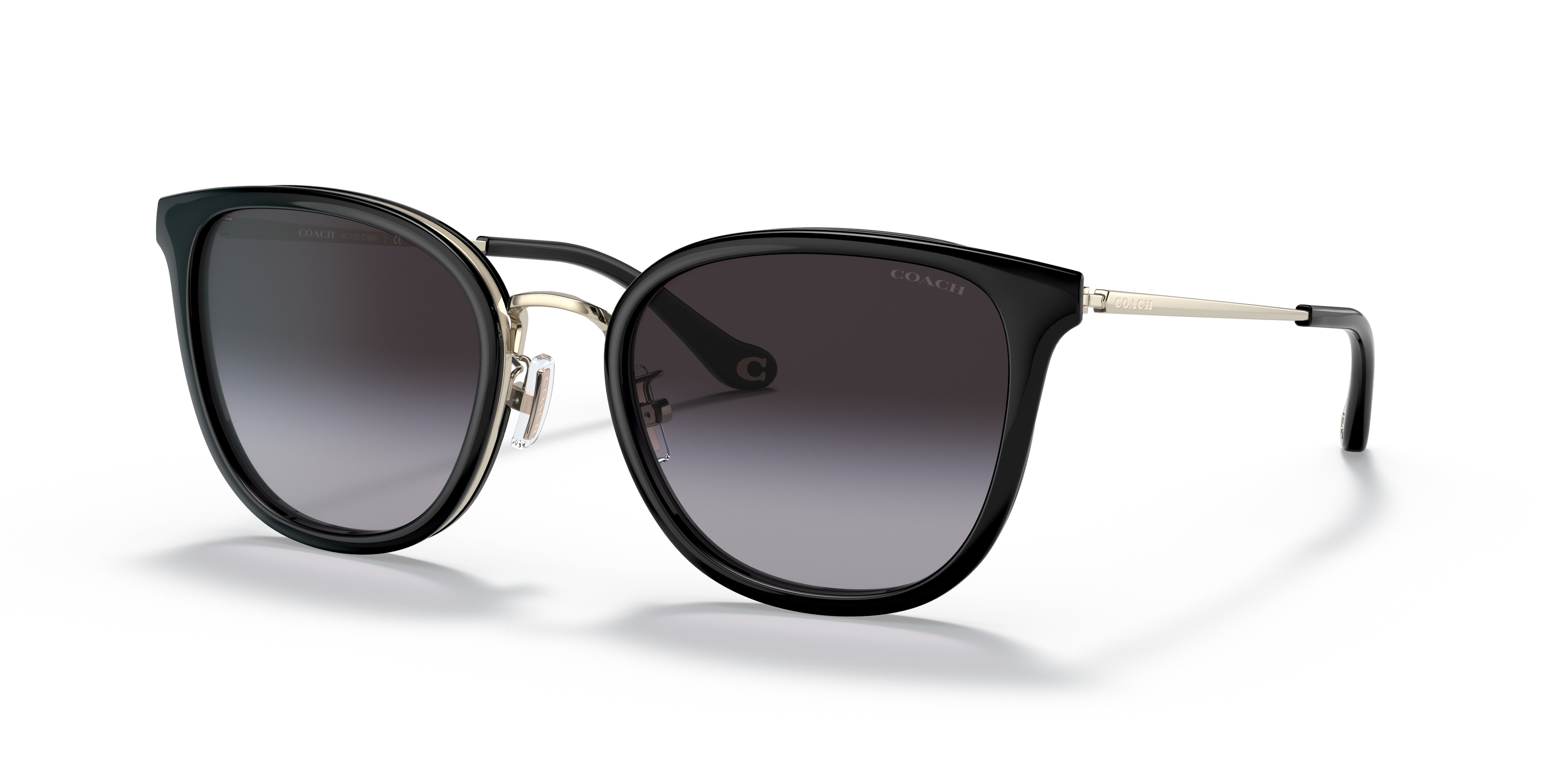 coach women's black sunglasses