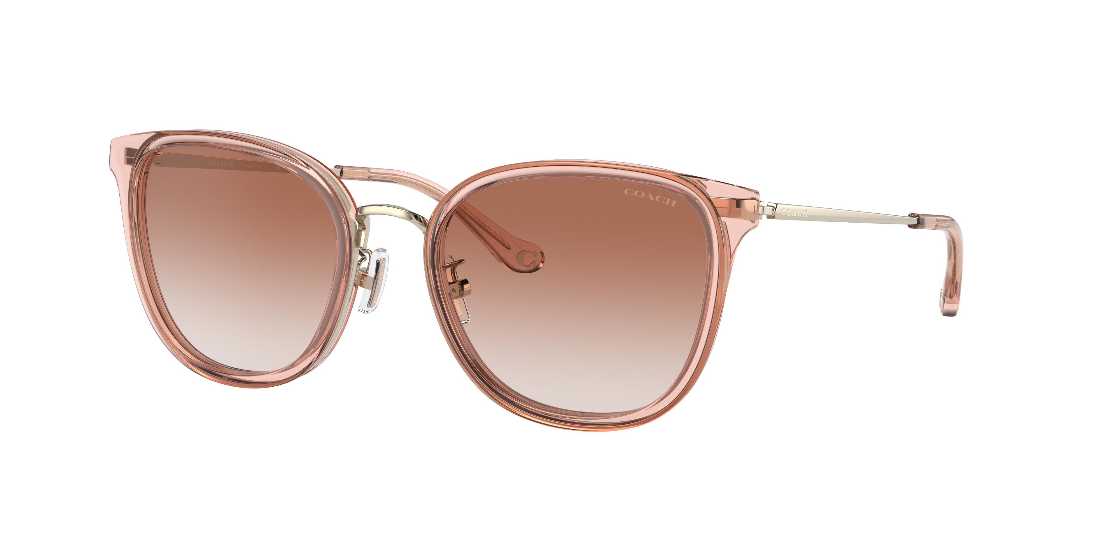 coach rose gold sunglasses