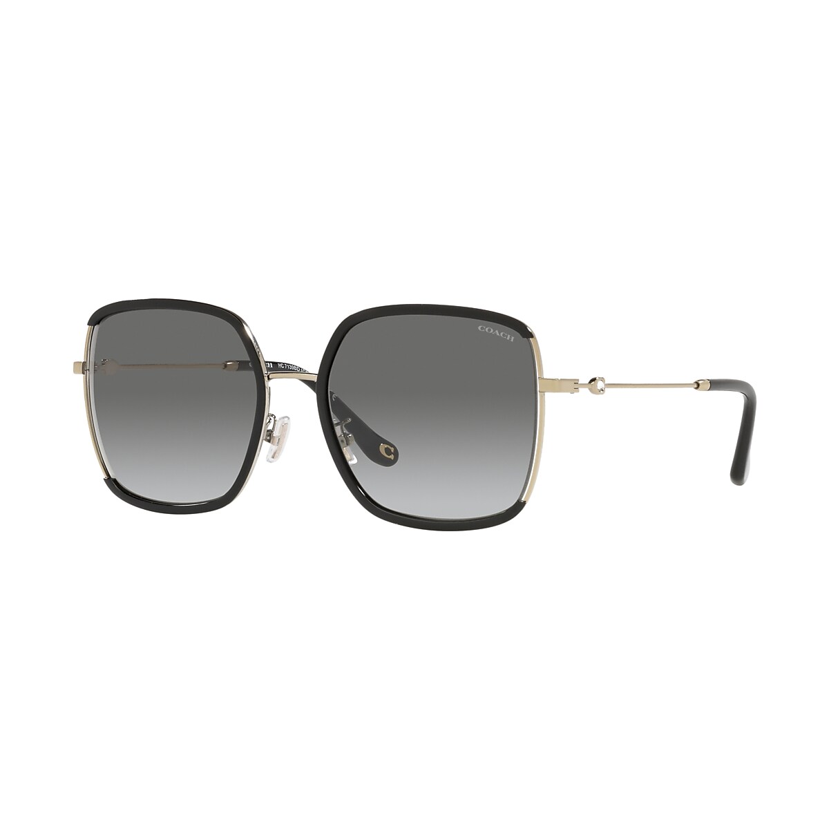 Coach HC7139BD C8000 XXL (58 - 19) with Grey lenses and Gold