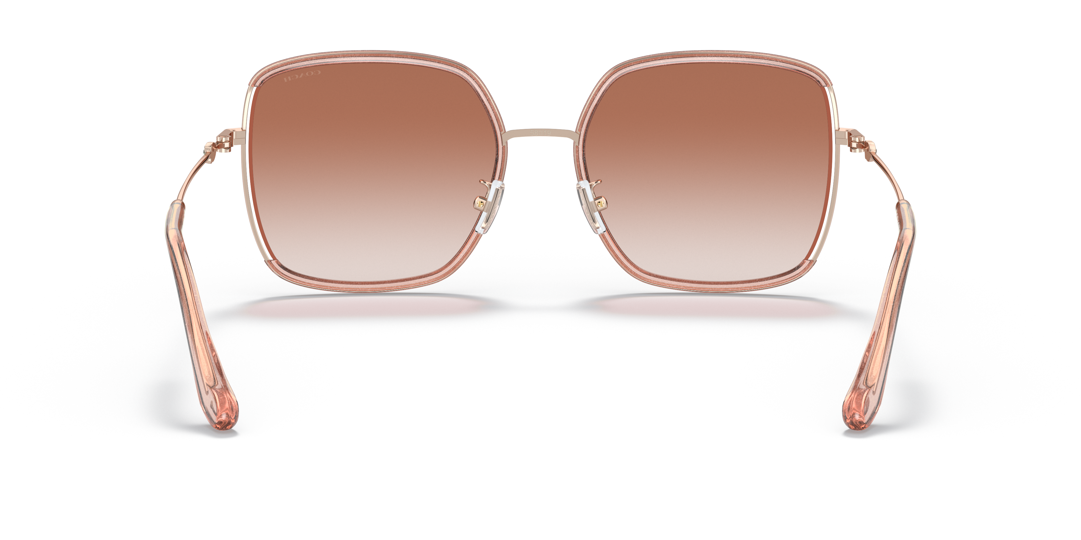 coach pink gold sunglasses