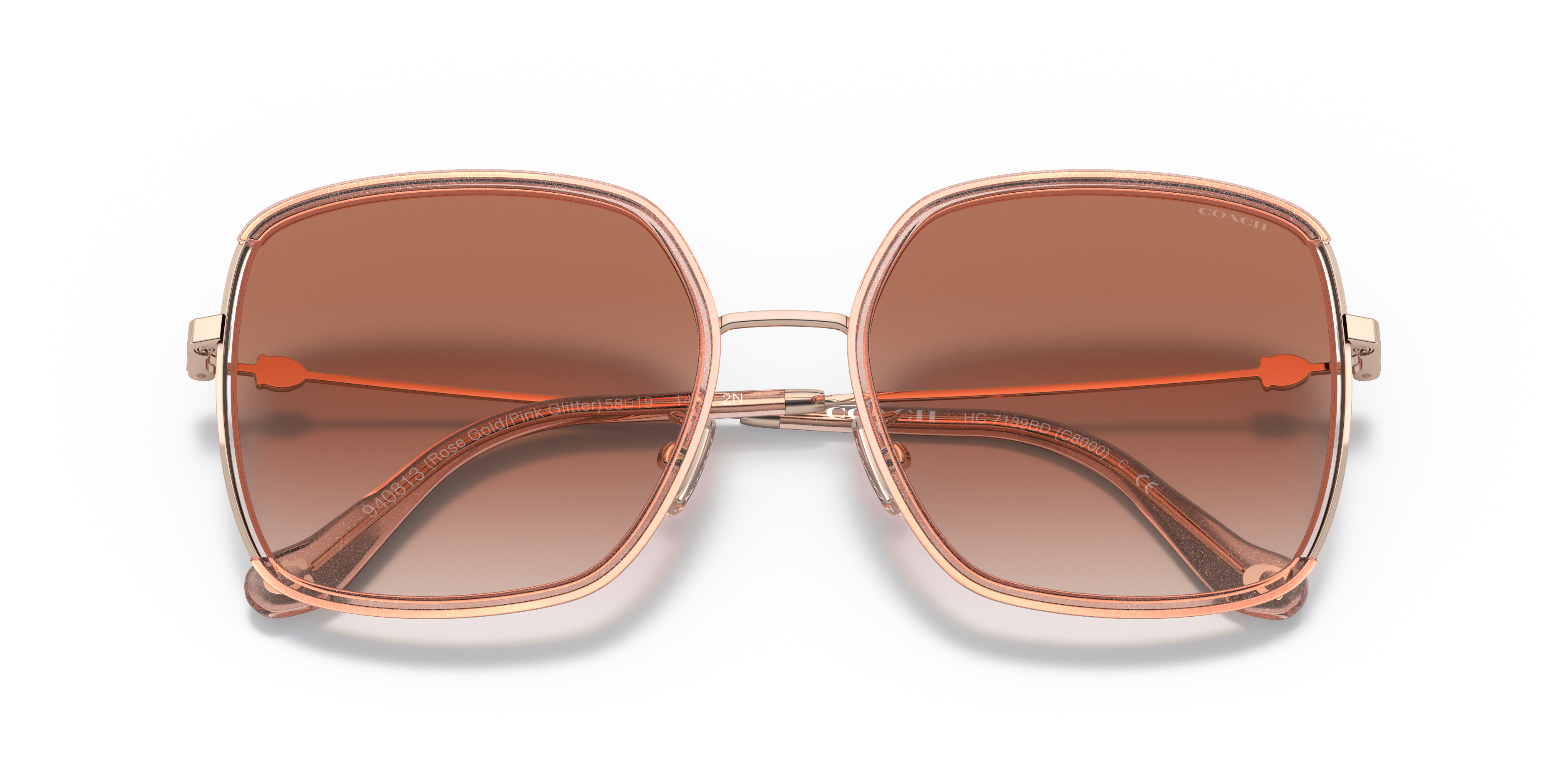 coach rose gold sunglasses