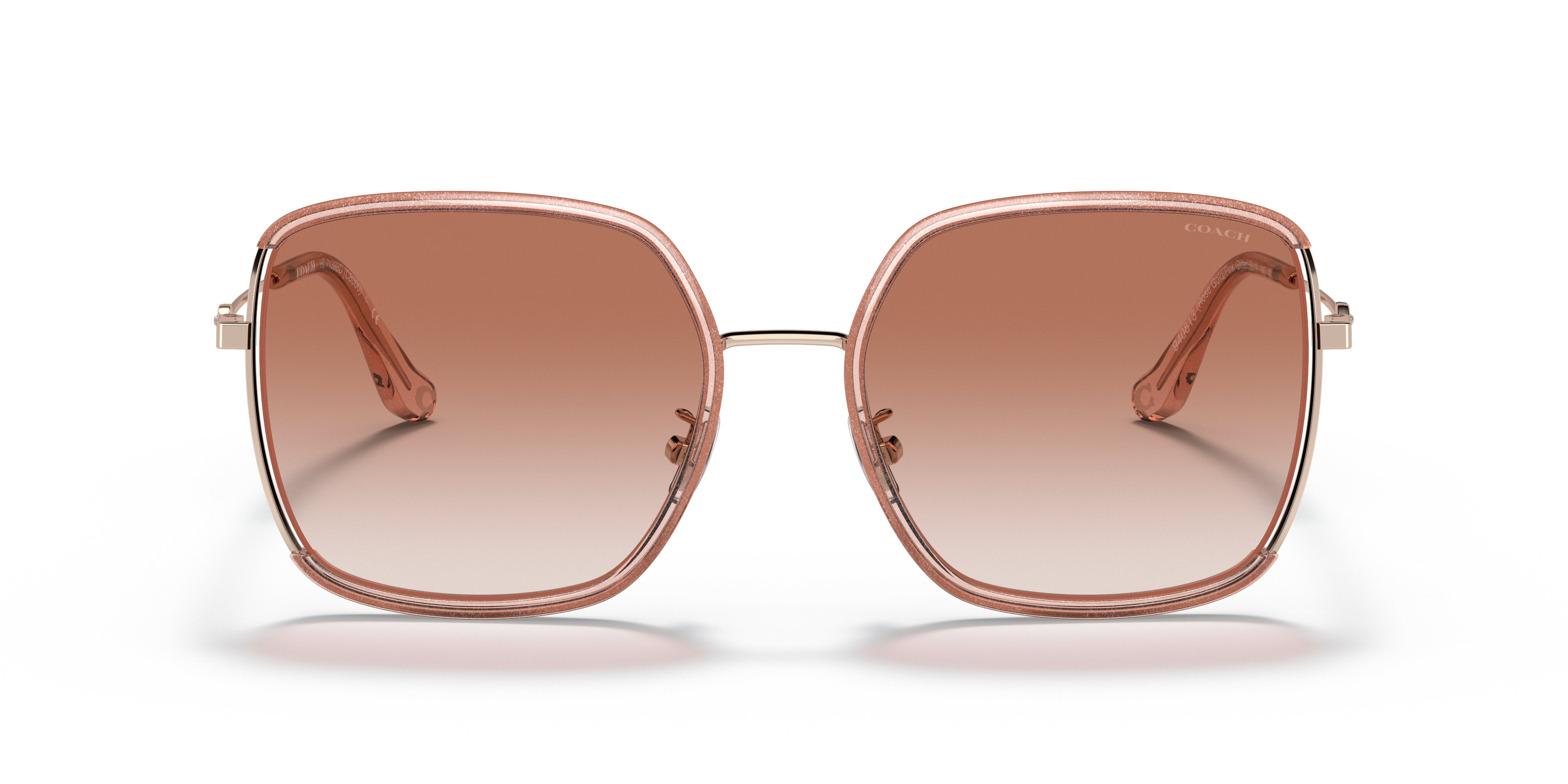 coach rose gold sunglasses