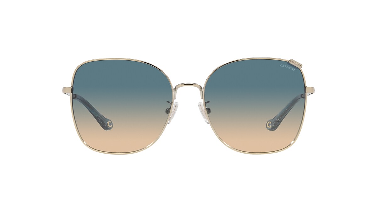 Coach gold sunglasses online