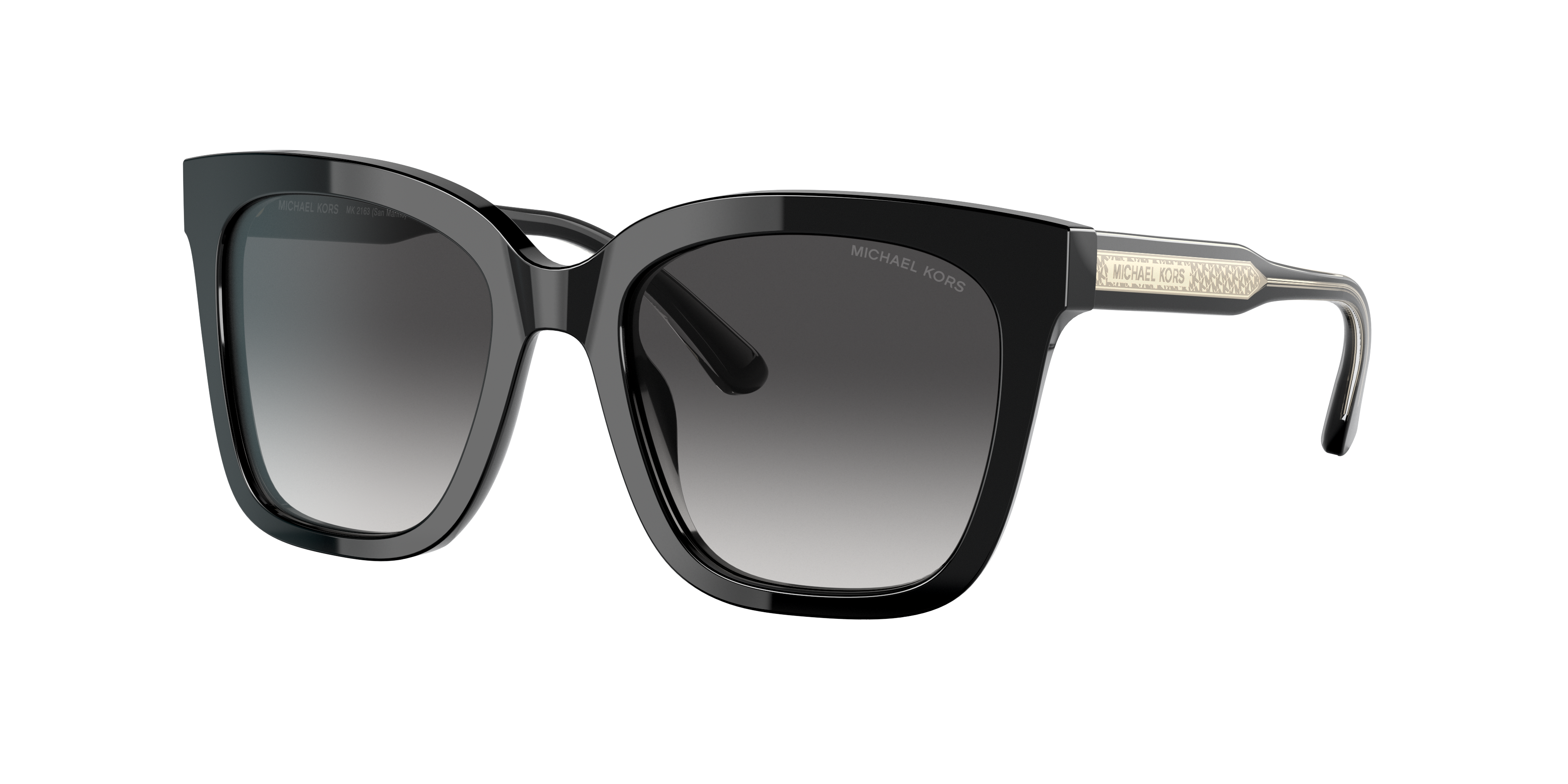 Shop Michael Kors Woman Sunglasses Mk2163 San Marino In Dark Grey Gradient