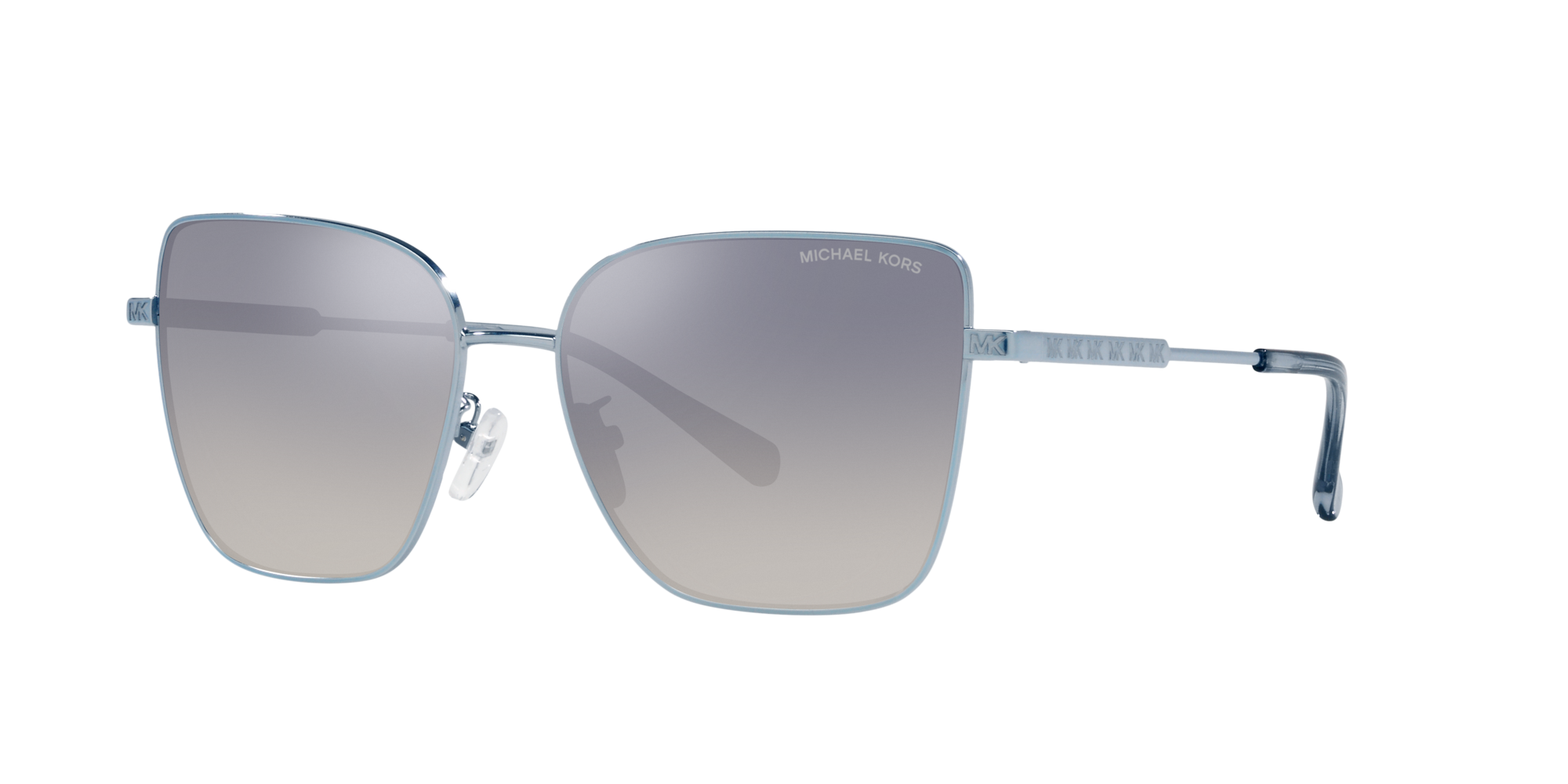 gradient gray with mirror sunglasses