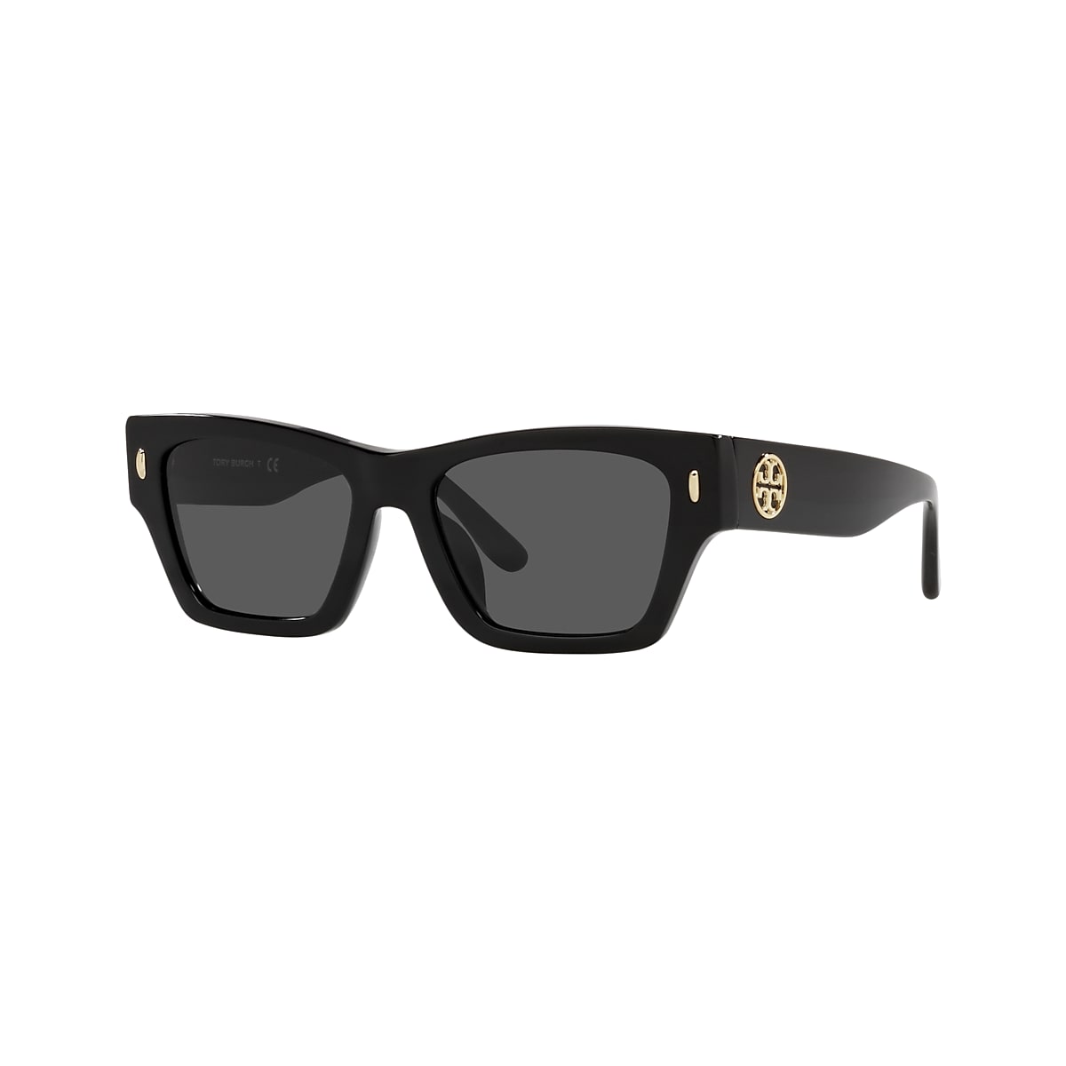 Tory Burch TY7169U 52 Solid Grey & Black Sunglasses | Sunglass Hut