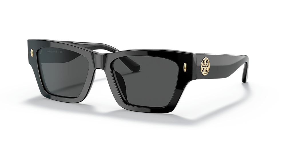 Tory Burch TY7169U 52 Solid Grey & Black Sunglasses | Sunglass Hut USA