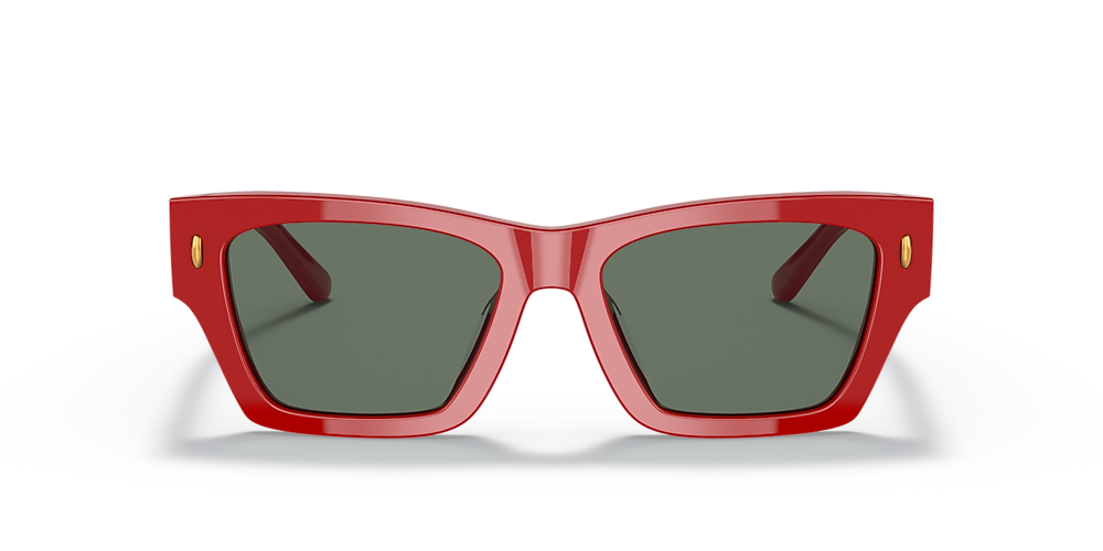 Tory Burch TY7169U 52 Solid Dark Green & Tory Red Sunglasses | Sunglass Hut  USA