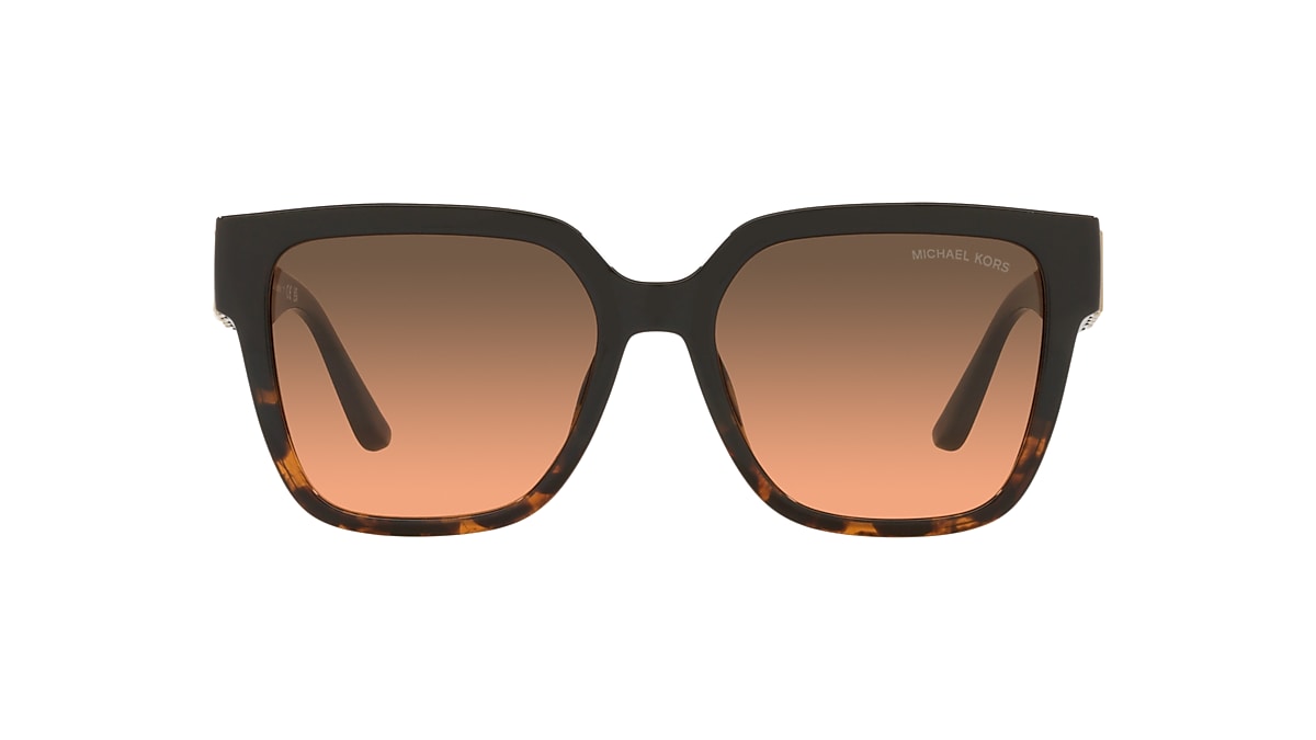 Michael Kors MK2170U Karlie 54 Grey Orange Gradient & Black/Dark Tortoise  Sunglasses