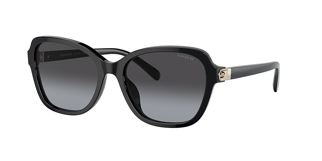 Coach HC8349U CD481 56 Grey Gradient & Black Sunglasses | Sunglass Hut USA