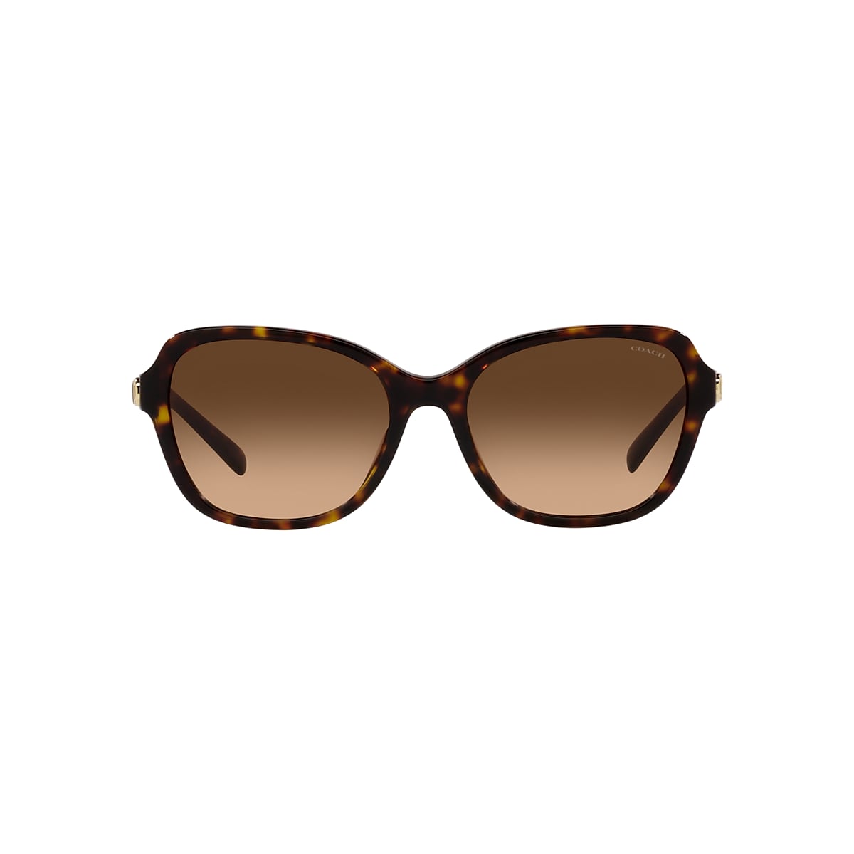 COACH HC8349U CD481 Dark Tortoise - Women Luxury Sunglasses, Brown Gradient  Lens