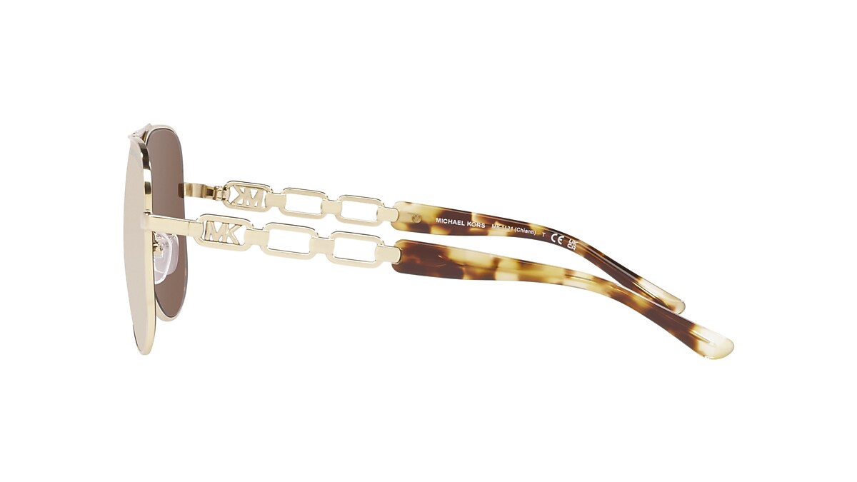 Michael Kors MK1121 Chianti L (58 - 15) with Gold lenses and  display picture 1