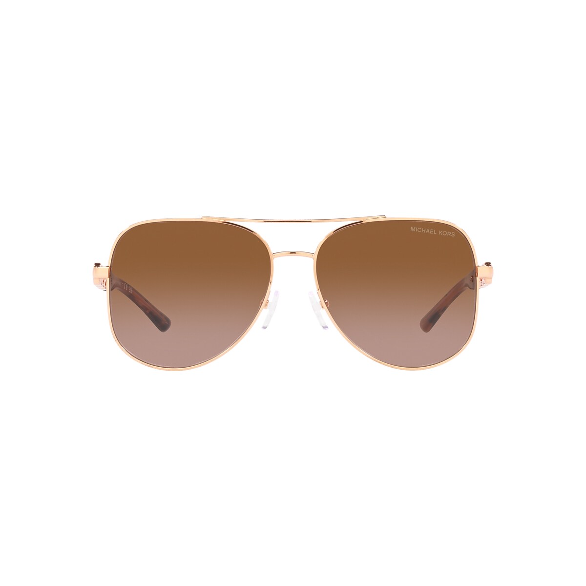 Michael Kors MK1121 Chianti 58 Brown Pink Gradient & Rose Gold 