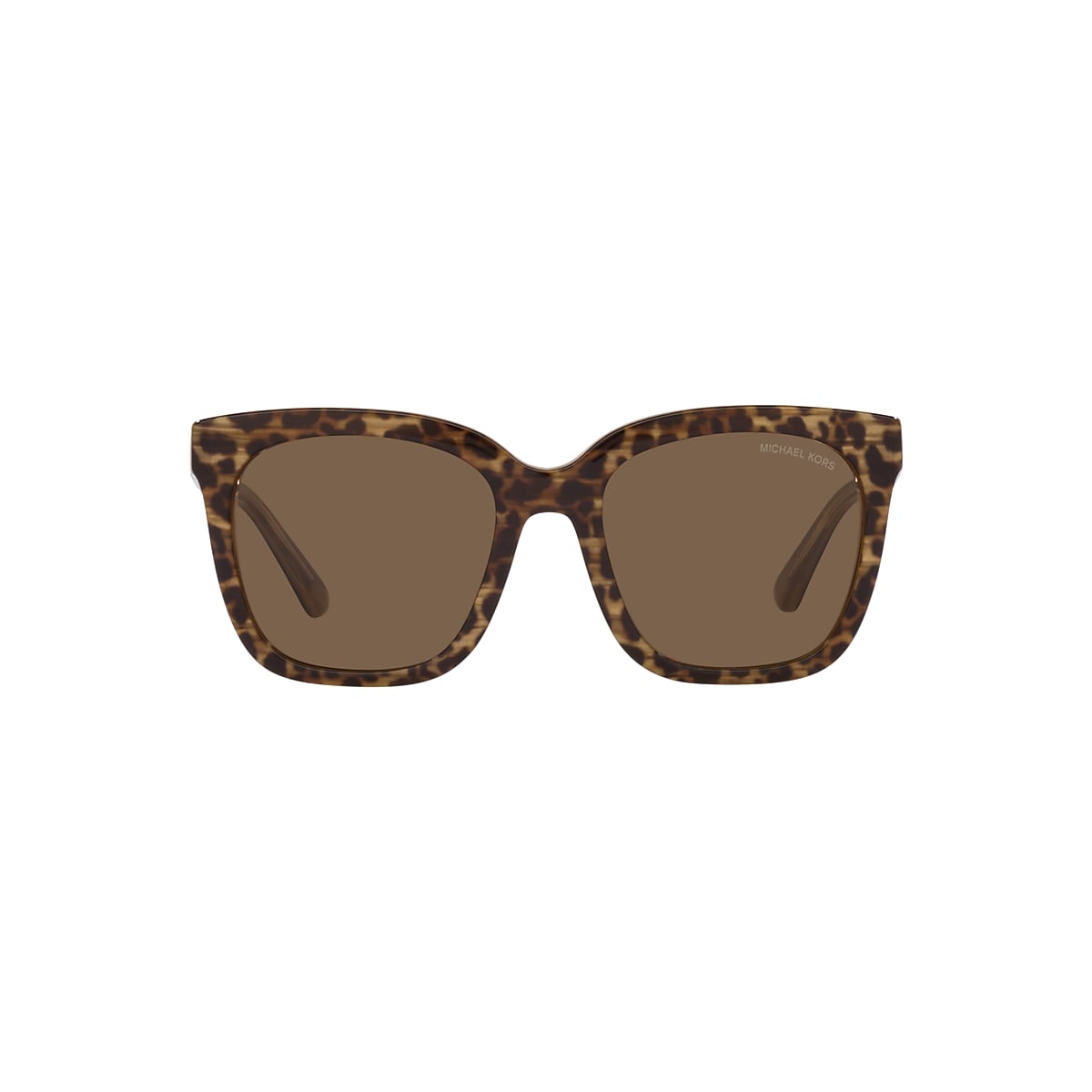 Michael Kors MK2163 San Marino 52 Brown Solid & Brown Sunglasses 