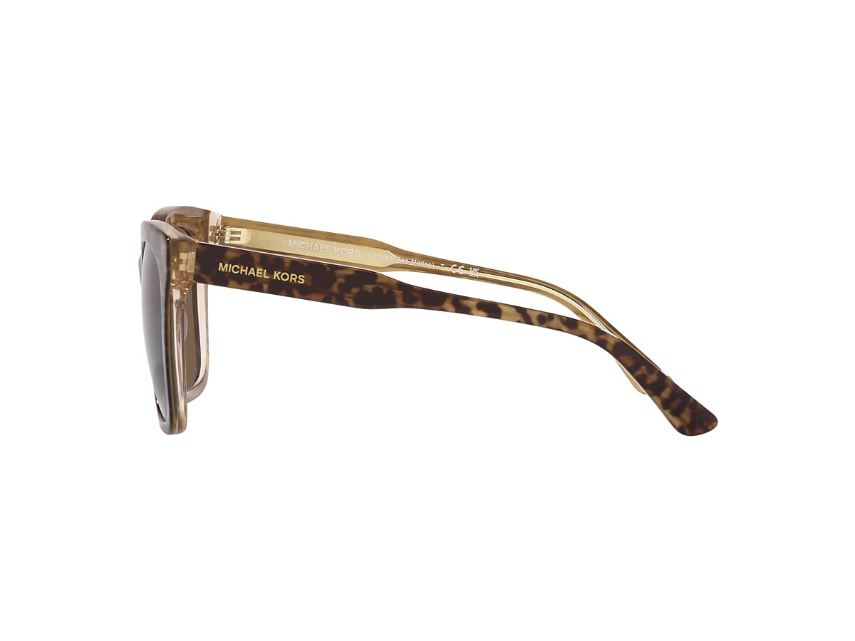 Michael Kors MK2163 San Marino 52 Brown Solid & Brown Sunglasses 