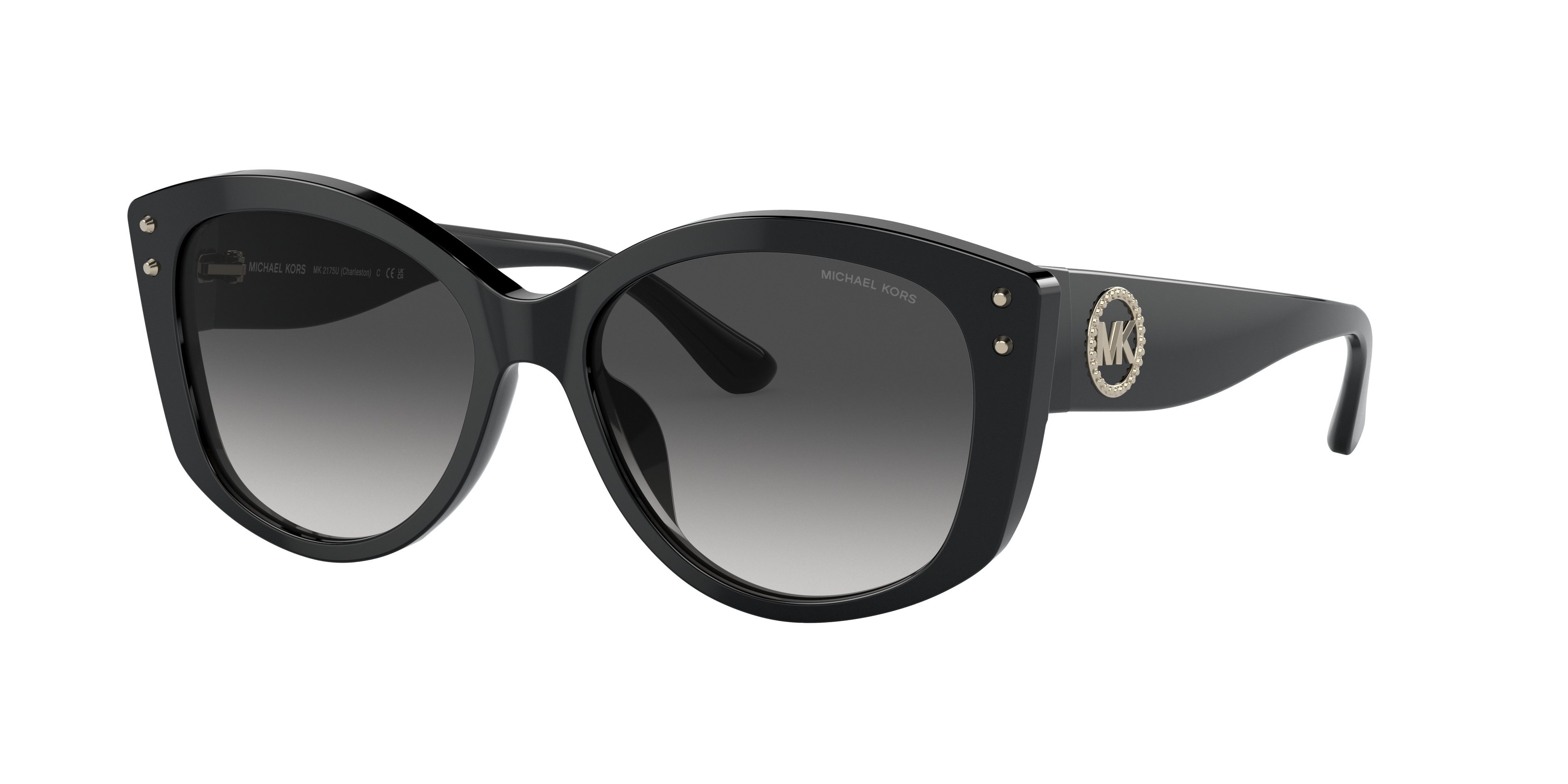 Michael Kors Woman Sunglasses Mk2175u Charleston In Dark Grey Gradient