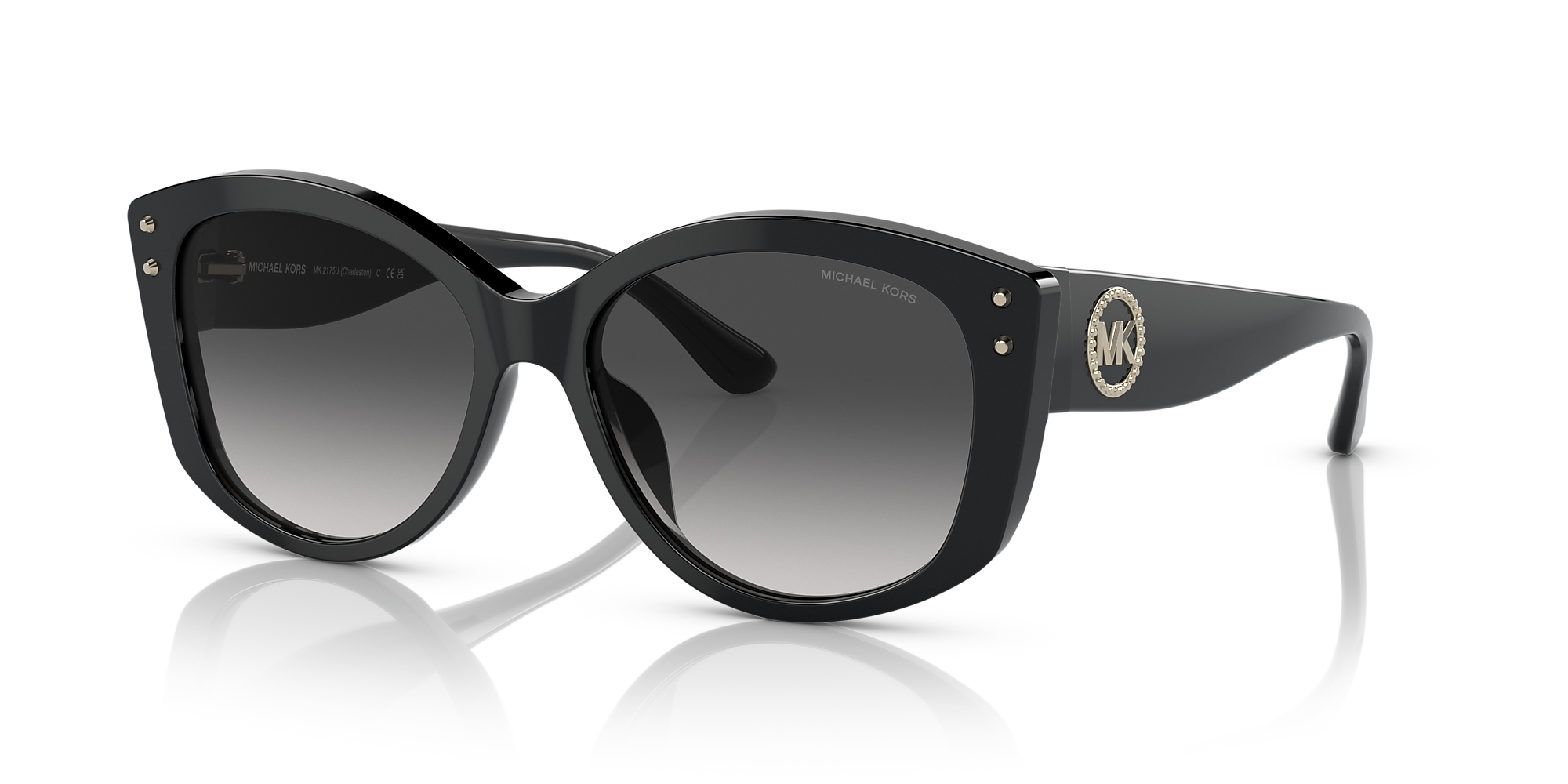 Michael Kors MK2175U Charleston 54 Dark Grey Gradient & Black