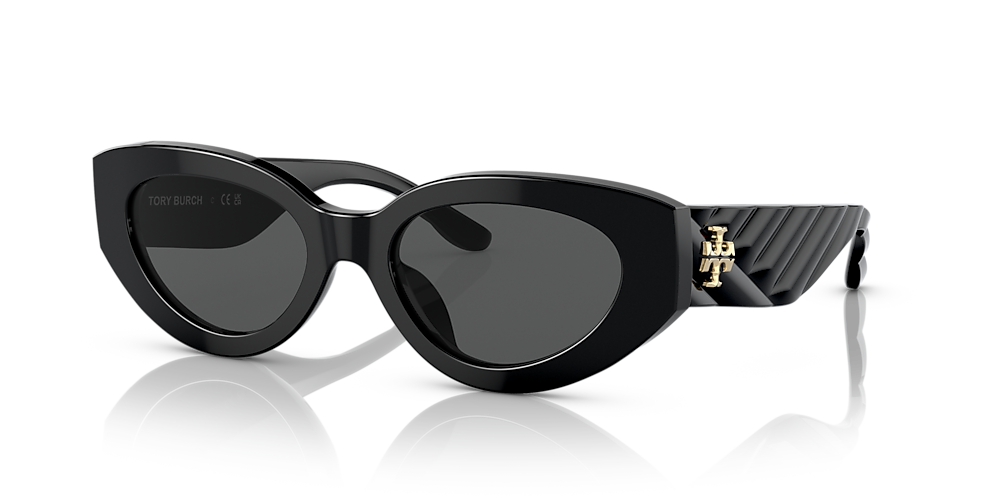 Tory Burch TY7178U 51 Solid Grey & Black Sunglasses | Sunglass Hut USA Tory Burch TY7178U 51 Solid Grey & Black Sunglasses | Sunglass Hut USA