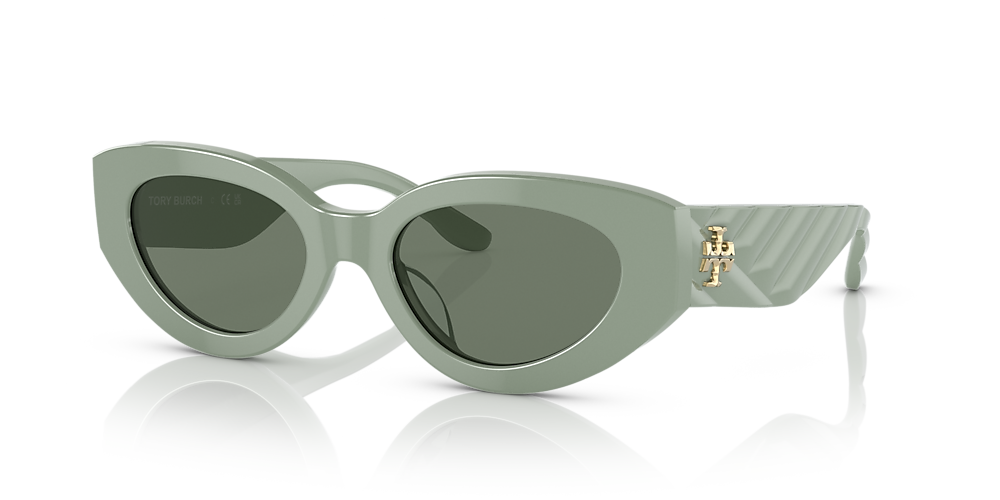 Tory Burch TY7178U 51 Solid Green & Solid Mint Sunglasses | Sunglass Hut USA