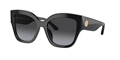 Tory Burch TY7184U 54 Grey Gradient & Black Sunglasses | Sunglass Hut USA