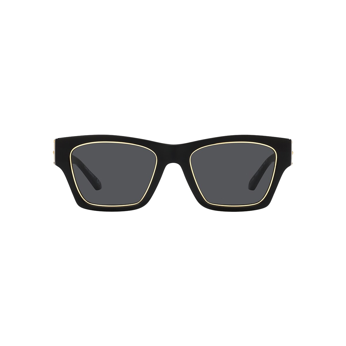 Tory Burch Golden Rim Square Acetate Sunglasses Neiman Marcus |  