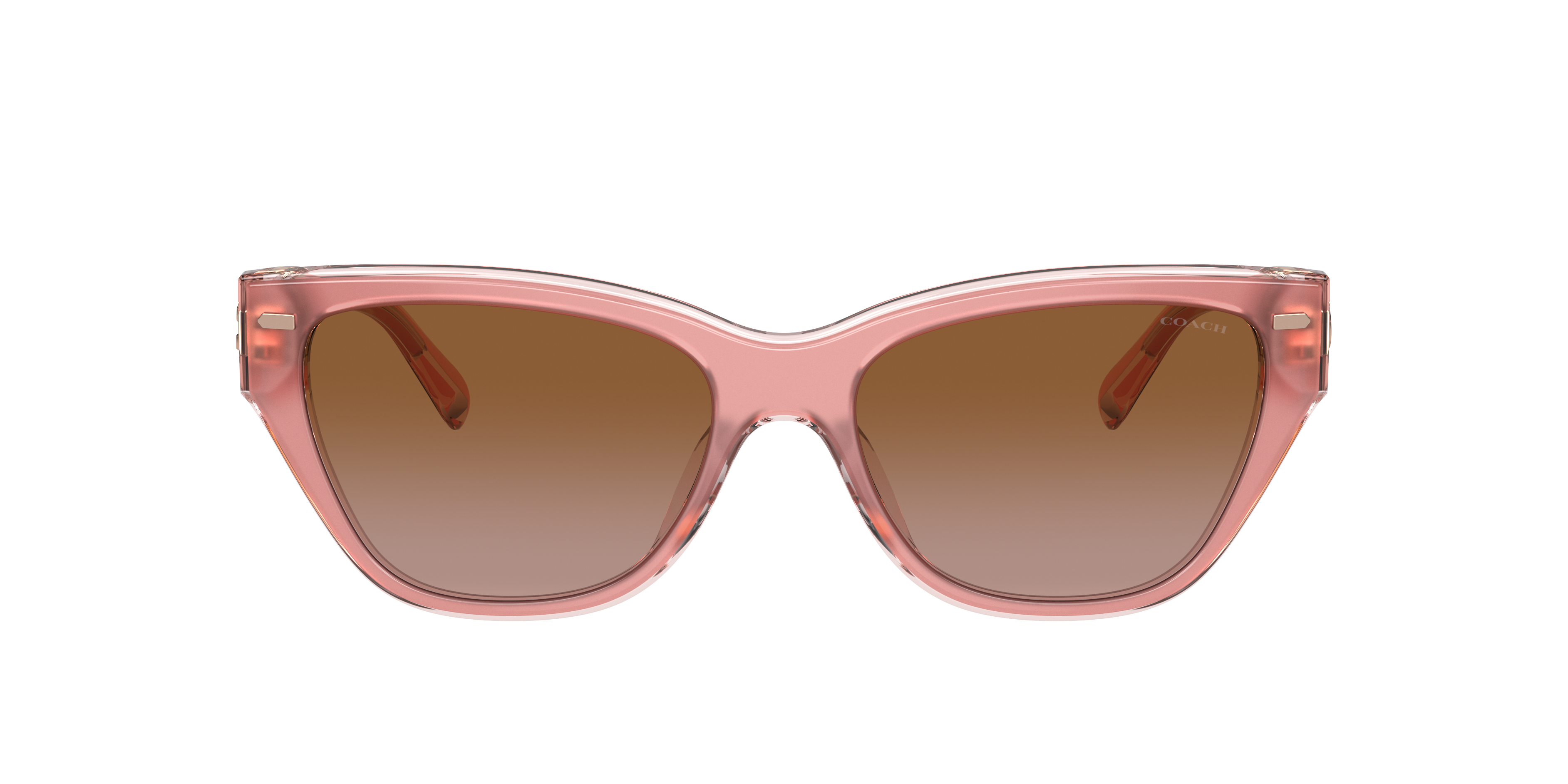 Shop Coach Woman Sunglasses Hc8370u Ch570 In Brown Gradient