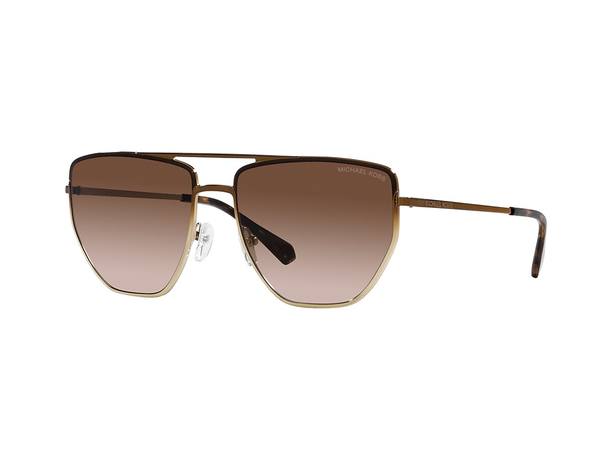 Michael Kors MK1126 Paros 60 Brown Gradient & Mink Light Gold 