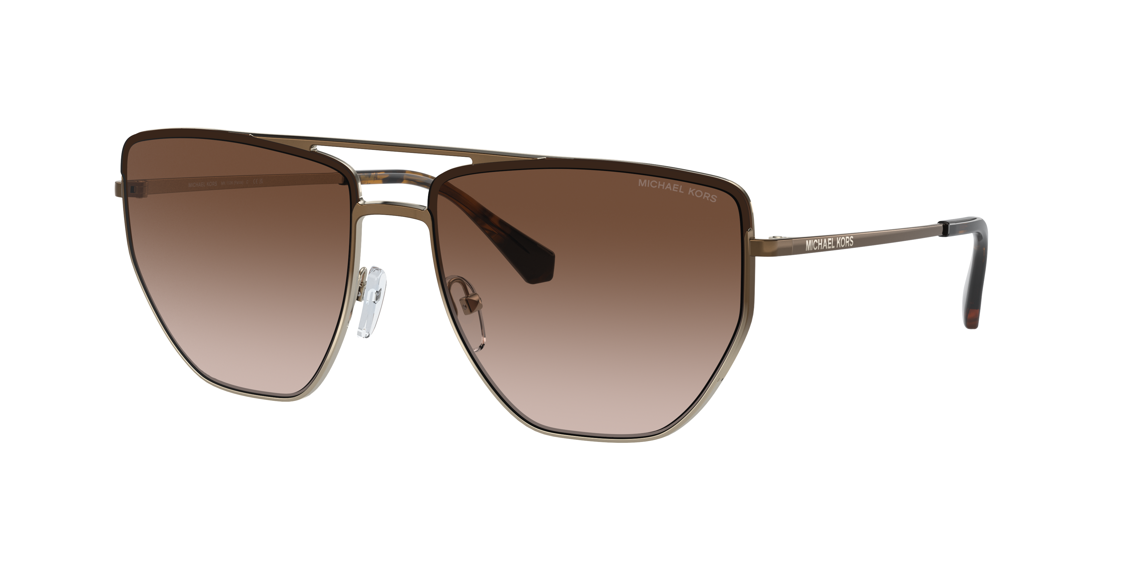 Michael Kors Woman Sunglass Mk1126 Paros In Brown Gradient