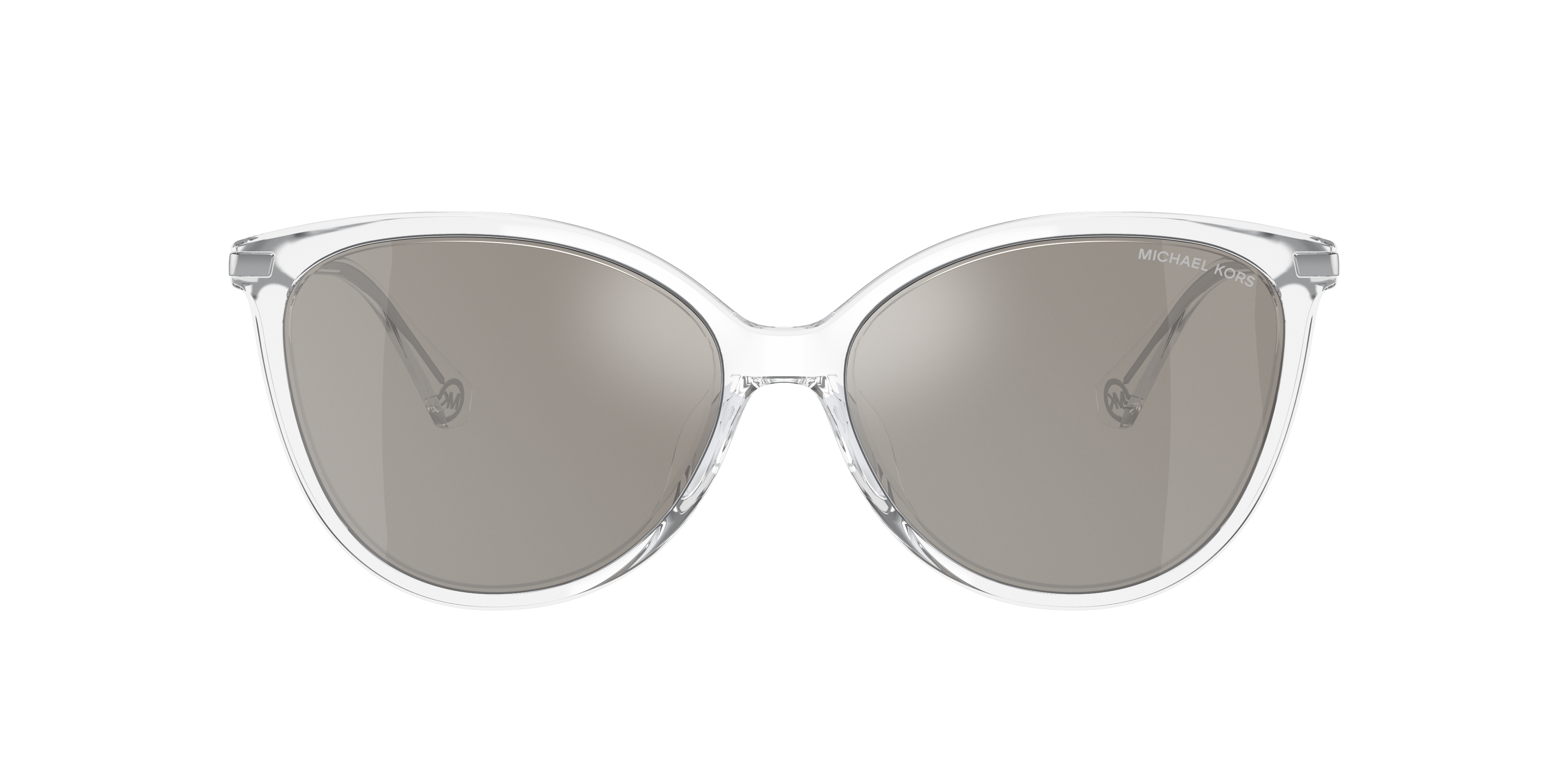 Shop Michael Kors Woman Sunglasses Mk2184u Dupont In Silver Mirror