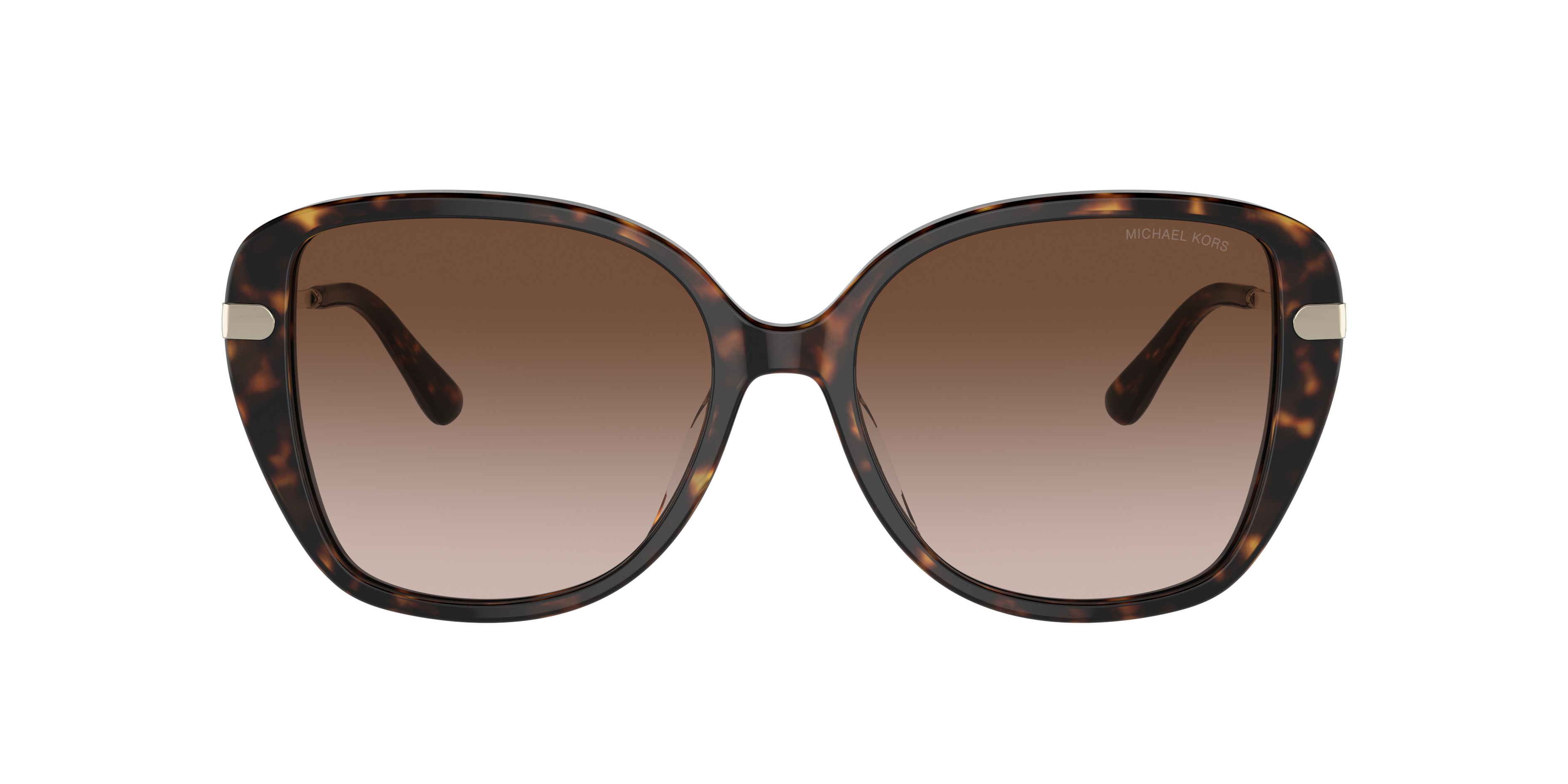 Shop Michael Kors Woman Sunglasses Mk2185bu Flatiron In Brown Gradient