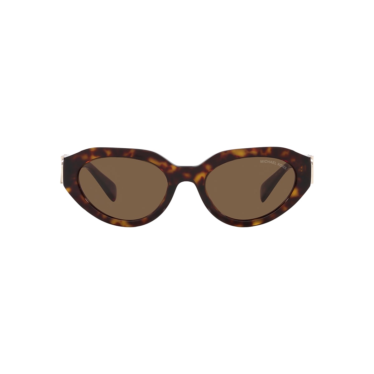 MICHAEL KORS MK2192 Empire Oval Dark Tortoise - Woman Sunglasses, Brown  Solid Lens