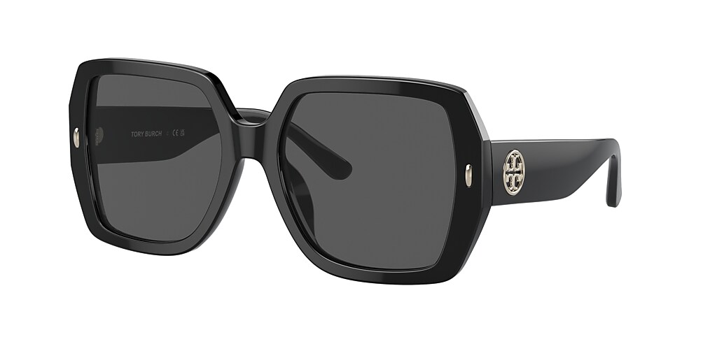 Tory Burch TY7191U 54 Solid Grey & Black Sunglasses | Sunglass Hut USA