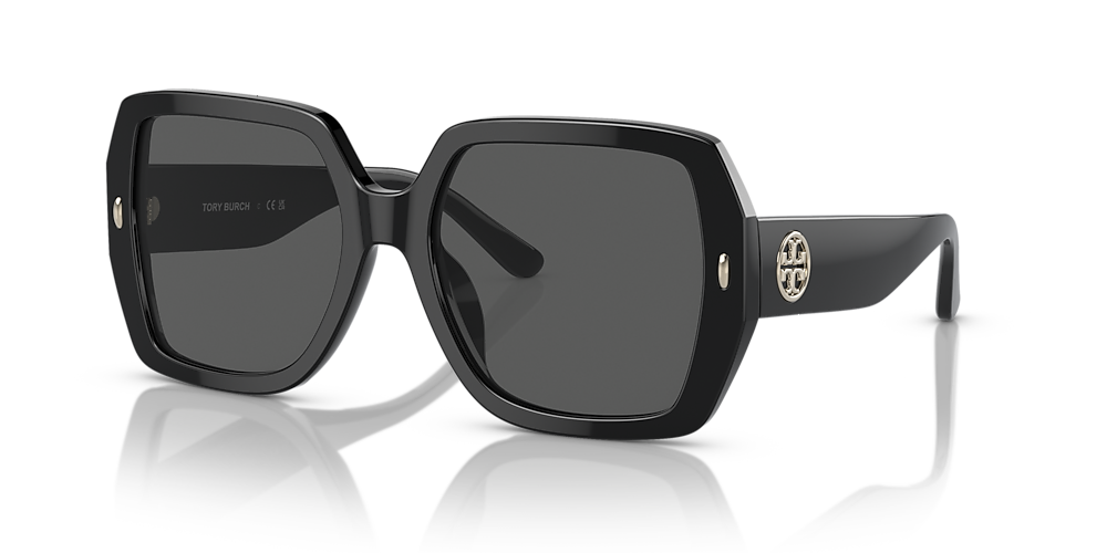 Tory Burch TY7191U 54 Solid Grey & Black Sunglasses | Sunglass Hut USA