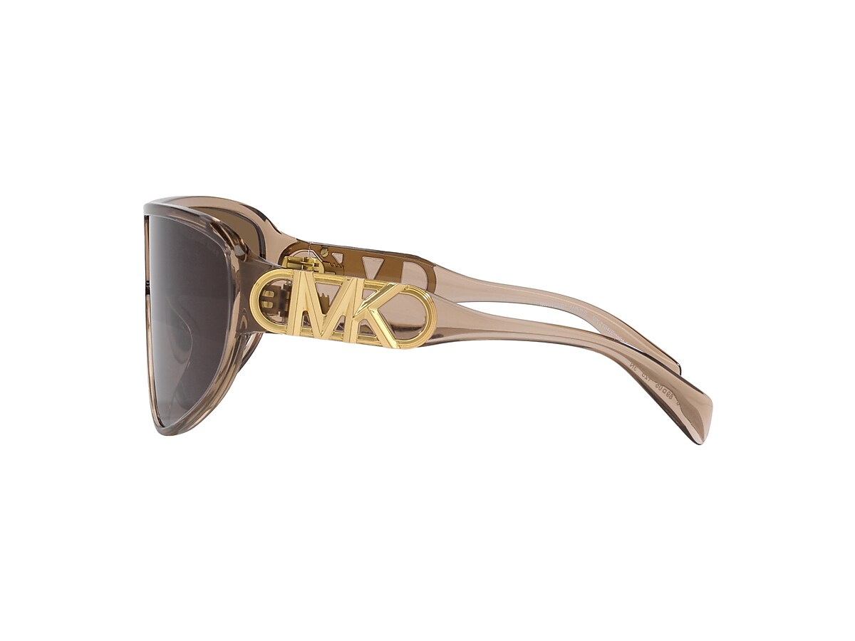 Michael Kors MK2194 Empire Shield 69 Dark Brown & Brown 