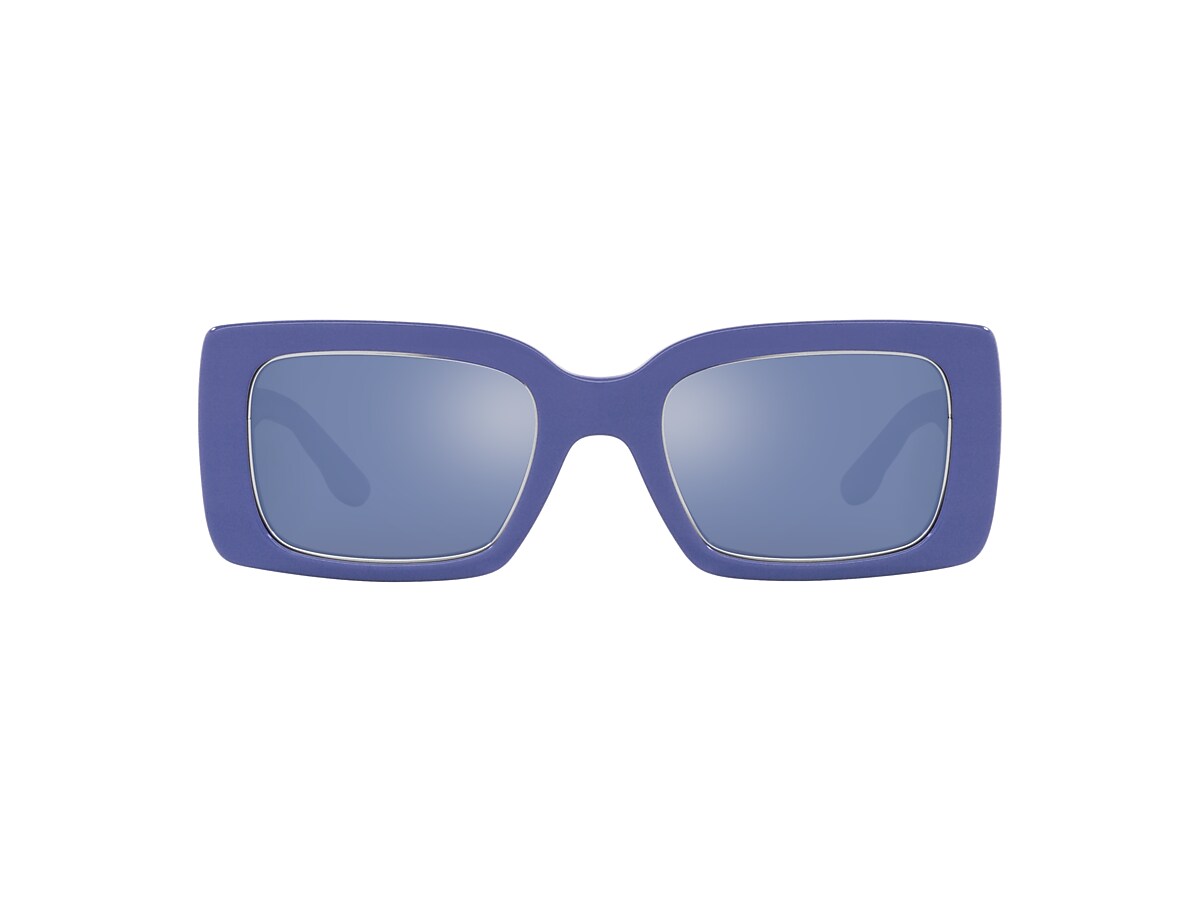 Tory Burch TY7188U 51 Dark Blue Mirror & Light Blue Sunglasses