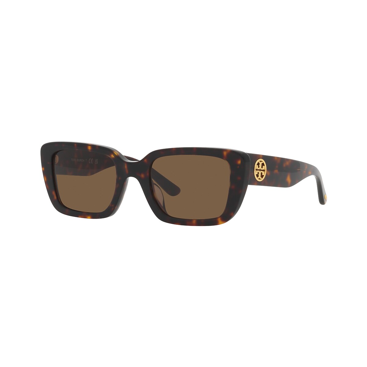 TORY BURCH TY7190U Dark Tortoise - Women Sunglasses, Dark Brown Lens