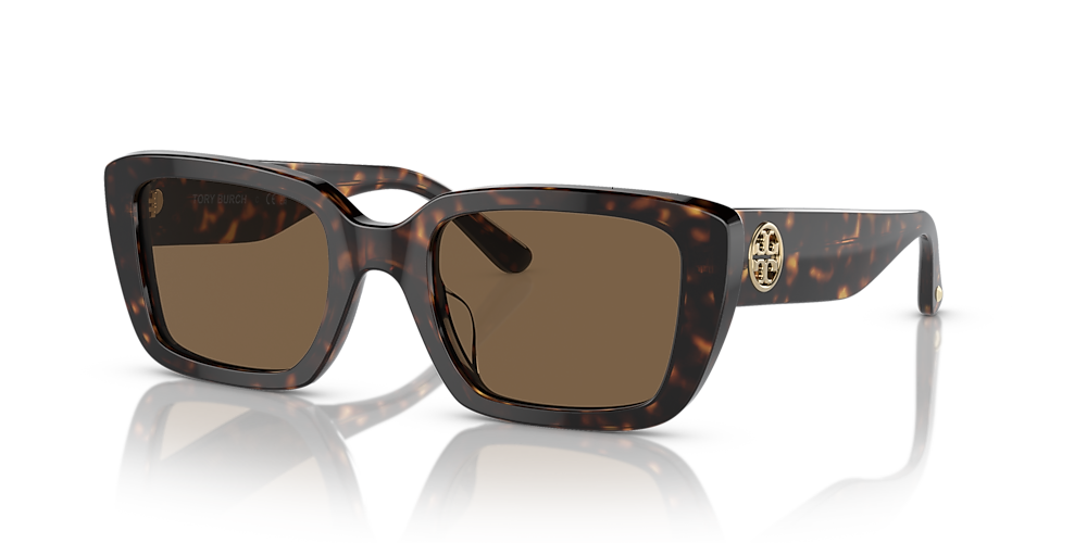 Tory Burch TY7190U 51 Dark Brown & Dark Tortoise Sunglasses | Sunglass Hut  USA