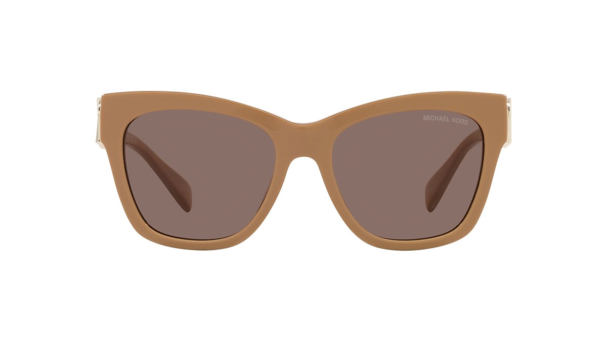 Michael Kors MK2182U Empire Square 55 Brown Solid Polarized 