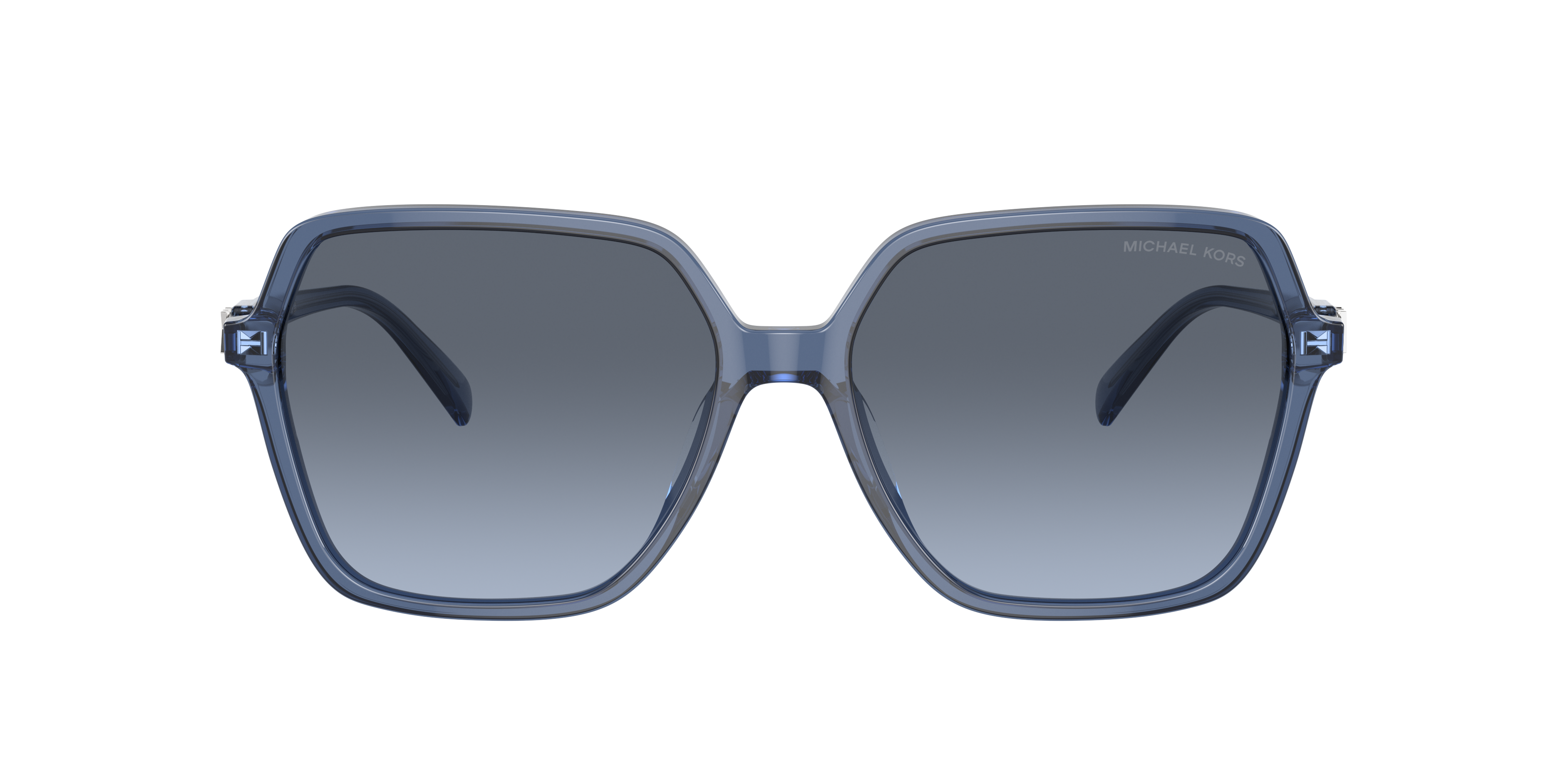 Shop Michael Kors Woman Sunglasses Mk2196u Jasper In Blue Gradient