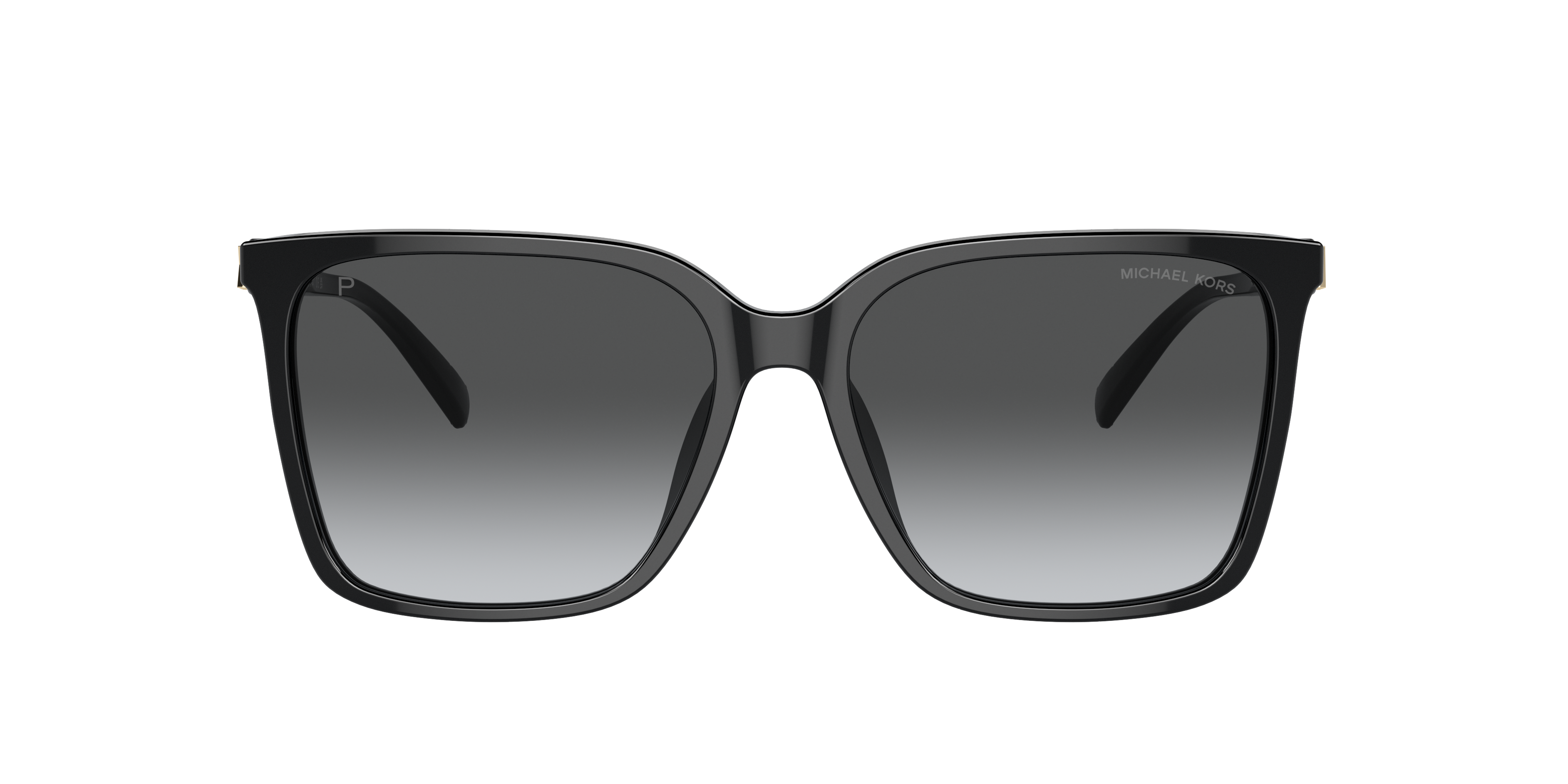 Michael Kors Womens Black Mk2137u 57 Anaheim Square-frame Acetate Sunglasses In Grey Gradient Polar