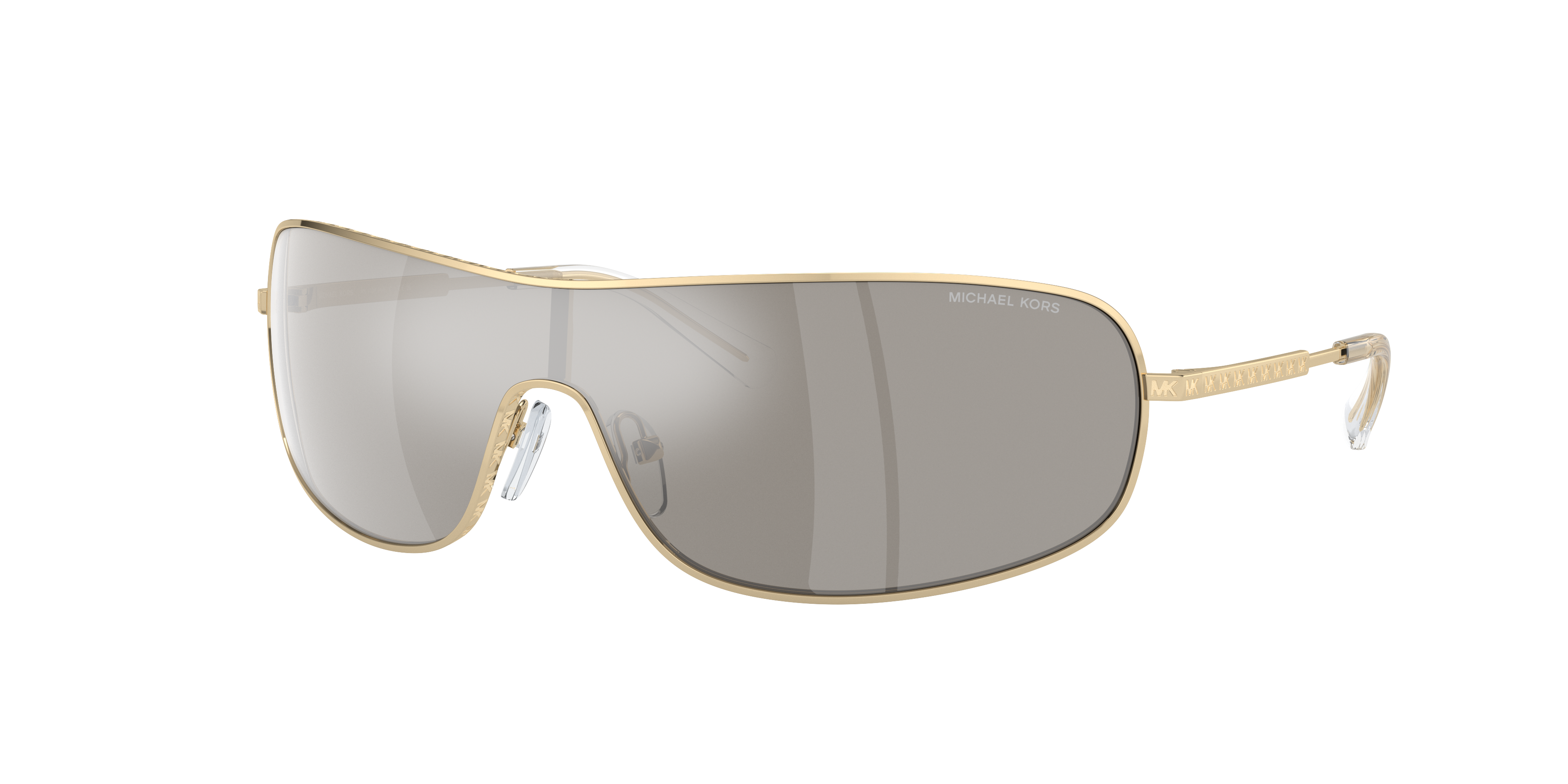 Shop Michael Kors Woman Sunglasses Mk1139 Aix In Silver Mirror