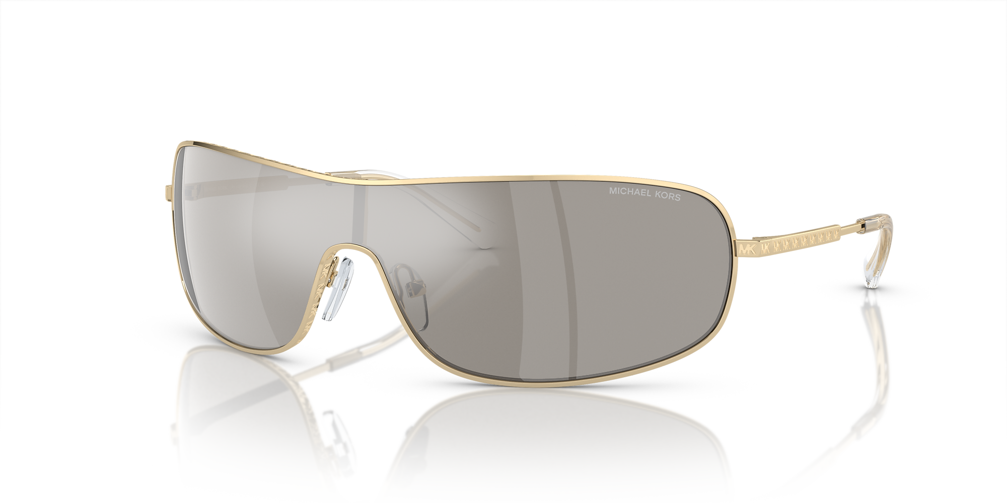 Michael Kors MK1139 Aix 01 Silver Mirror & Light Gold Sunglasses