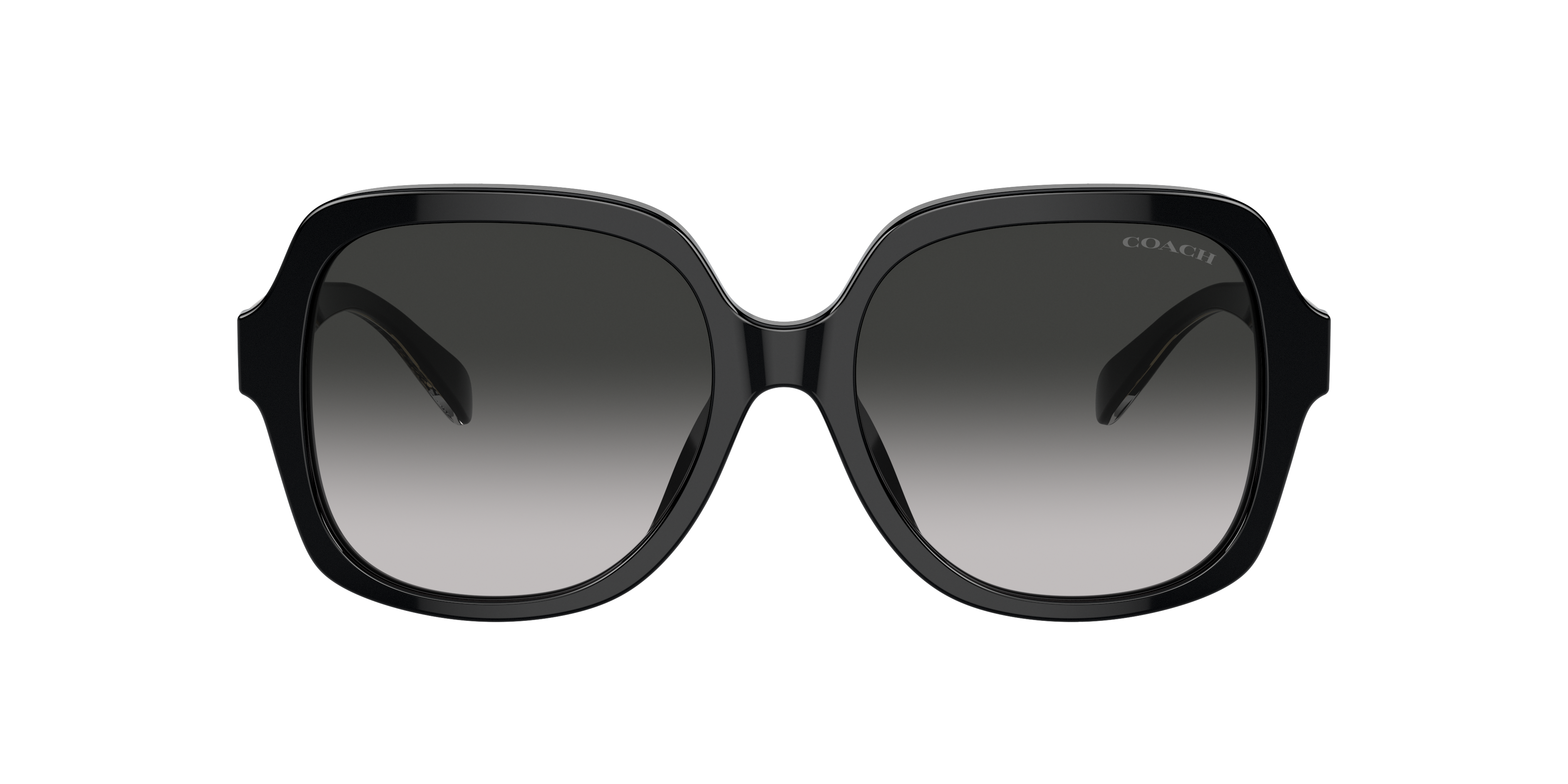 Shop Coach Woman Sunglasses Hc8395u Cr614 In Grey Gradient