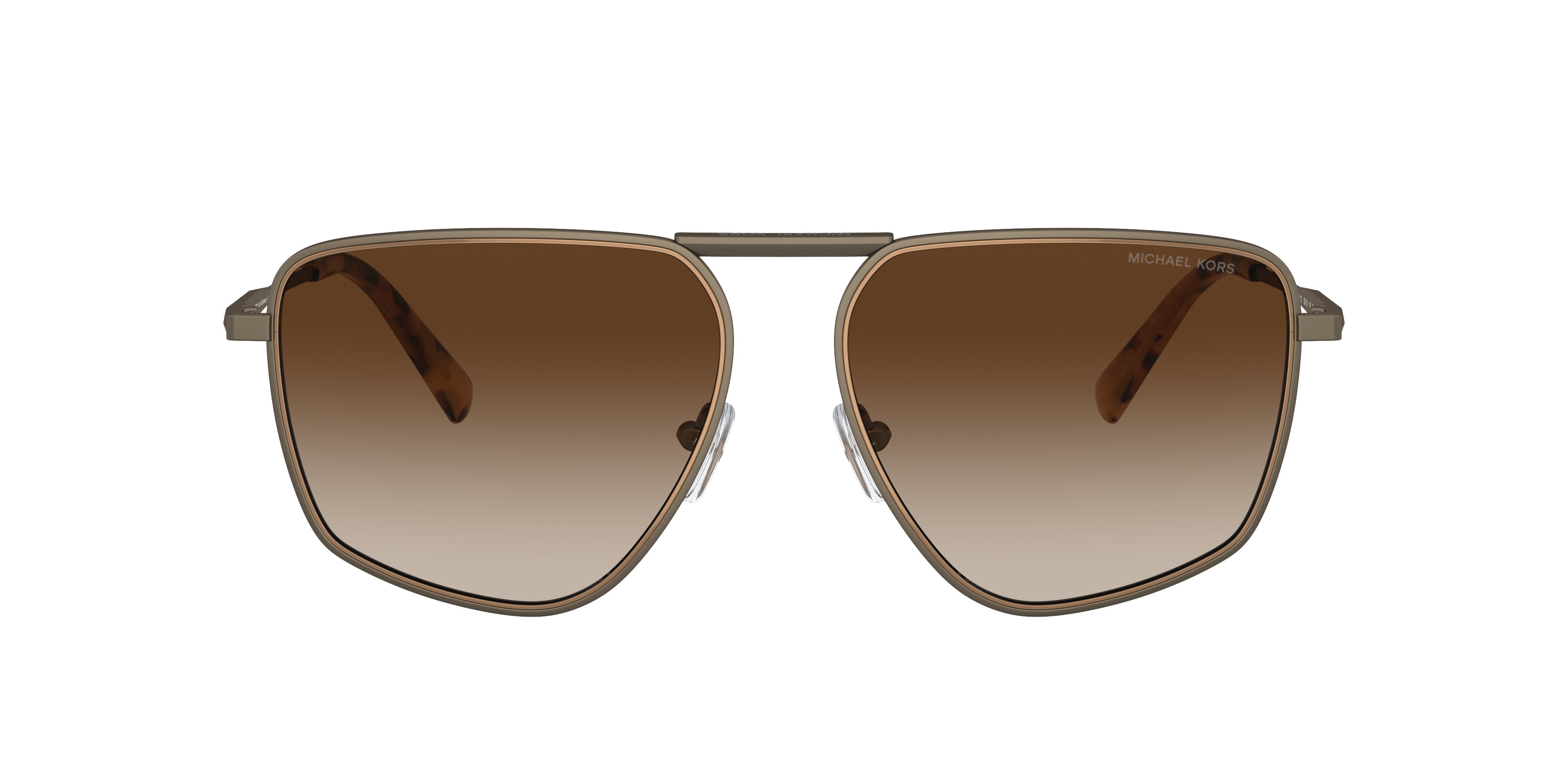 Michael Kors Man Sunglass Mk1153 Silverton In Brown Gradient