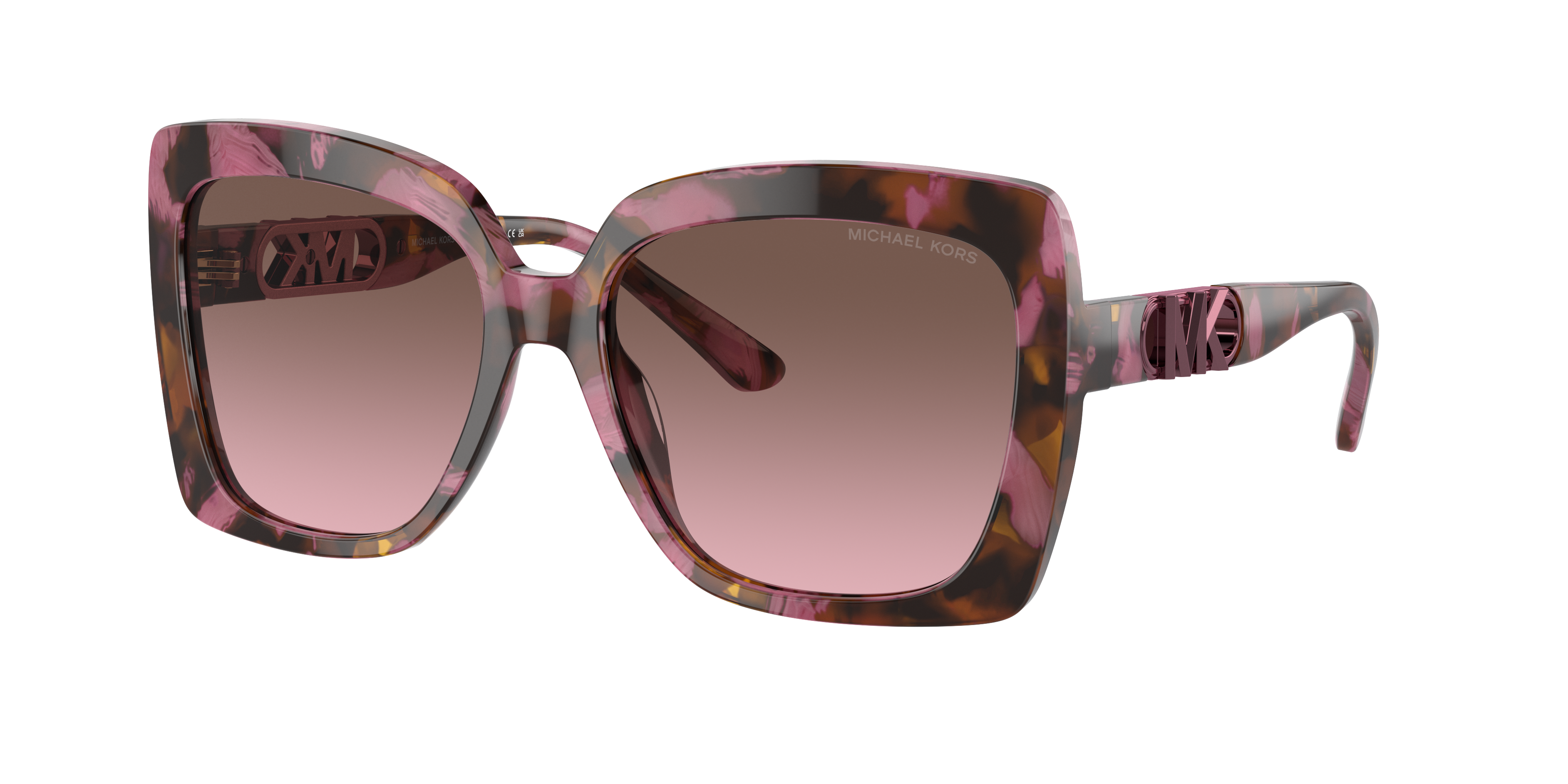 Shop Michael Kors Woman Sunglasses Mk2213 Nice In Cordovan Gradient