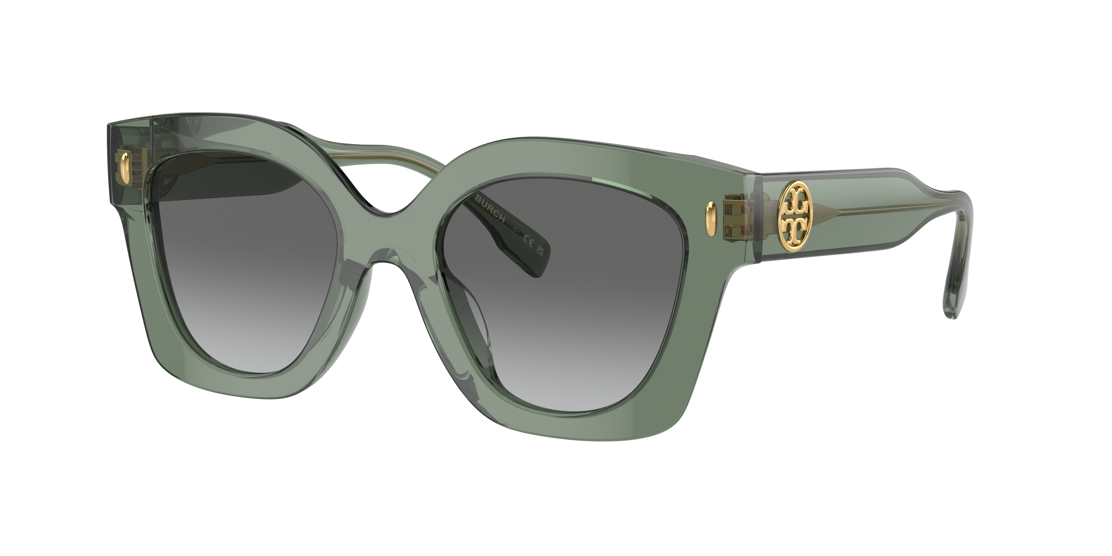 Tory Burch Woman Sunglass Ty7201u In Light Grey Gradient Dark Grey