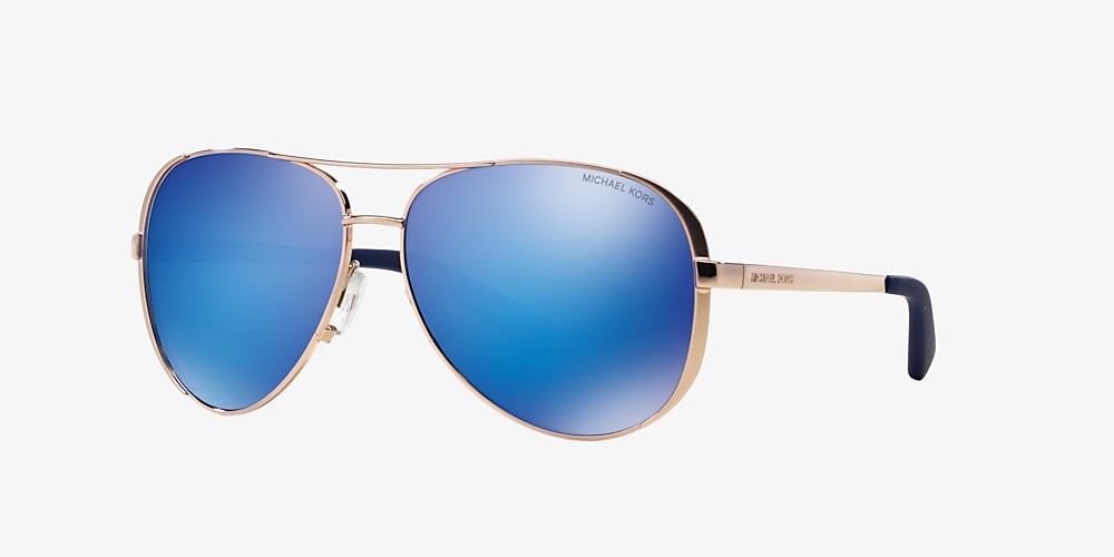 Michael Kors MK5004 Chelsea 59 Blue Mirror & Rose Gold Sunglasses | Sunglass  Hut Australia